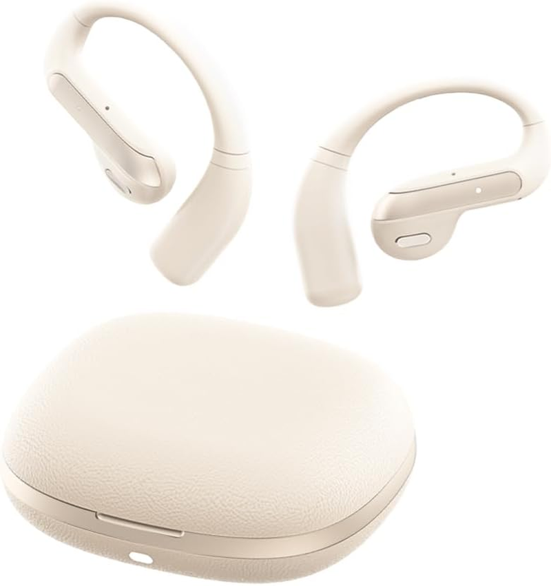 Open Ear Headphones Sport Ear-Buds,Wireless Earbuds Bluetooth Ear Buds in Ear Headphones with Earhooks, Stereo Deep Bass,Lightweight Inear Earphones with Mic for Iphone Android Phone