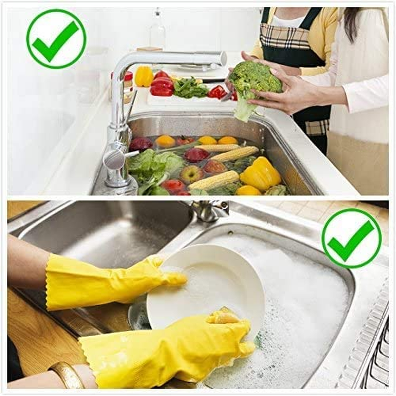 Silicone Tub Stopper 2 Pack, Luxerlife Premium Bathtub Drain Stopper, One of the Best Sealing Sink Stopper, Upgraded Drain Plug for Kitchens, Bathrooms and Laundries (6 Inches) (White&Grey) image number 2