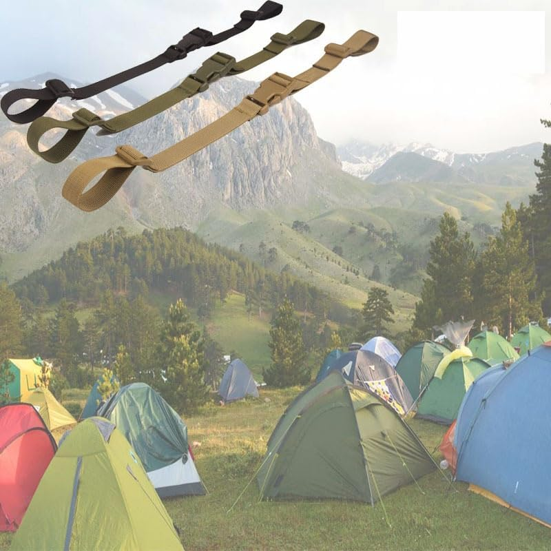 Chest Strap for School Backpack, Packing Strap with Quick Release Backpack Straps for Tactical Waist Bags, Outdoor, Travel, School Bag (Army Green, One Size) image number 4