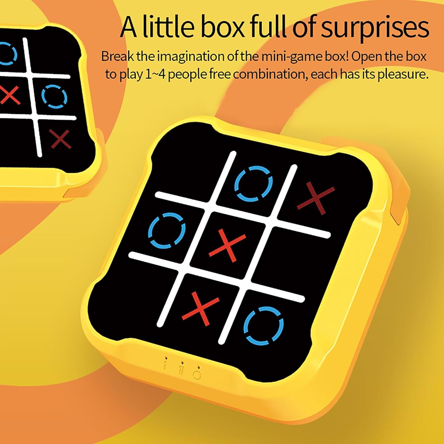 DTOTSFCZF Tic Tac Toe Handheld Electronic Game Console image number 1