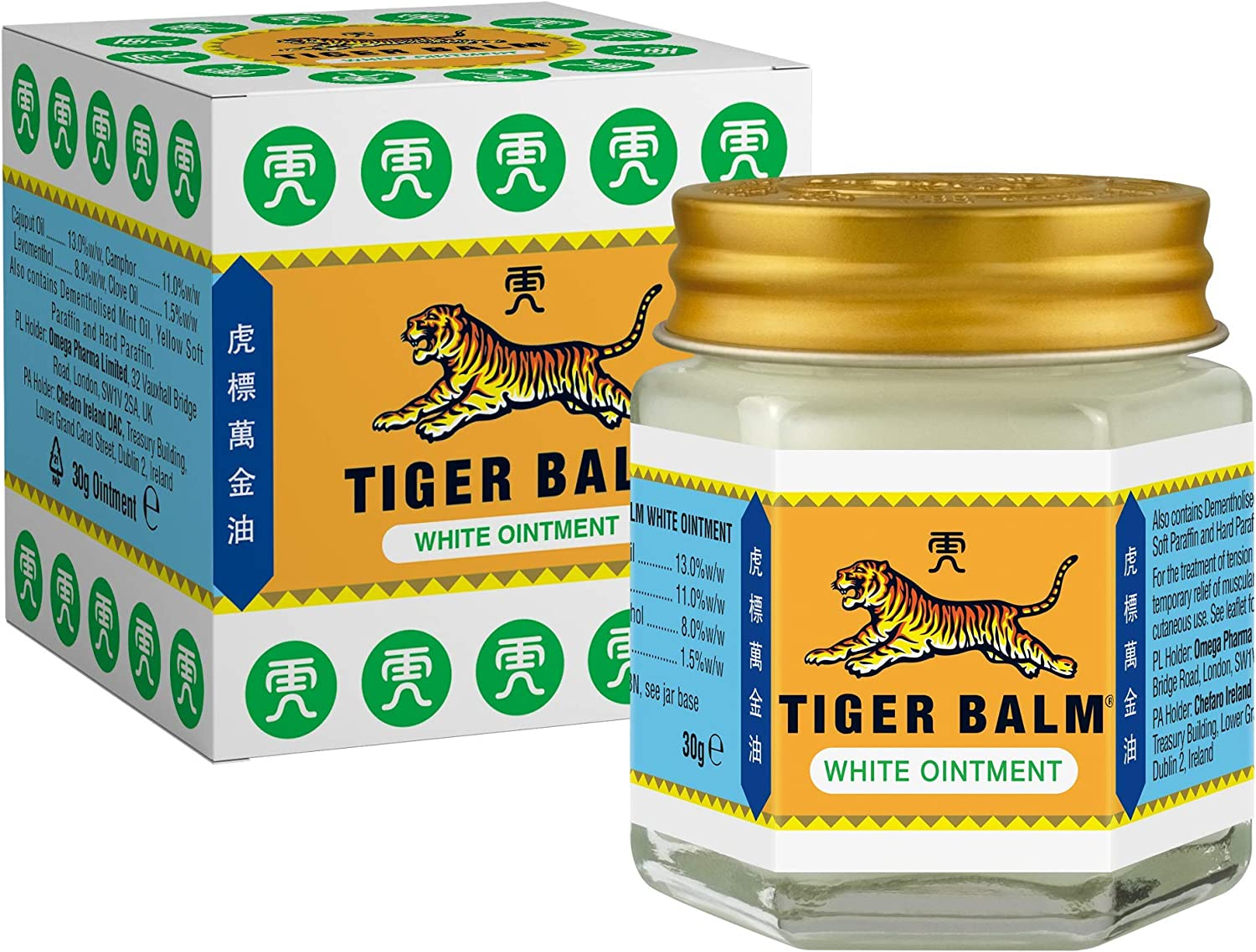 Tiger Balm Red, 30G, Muscle Rub Cream, Ointment, Balm, All Ages, Unisex