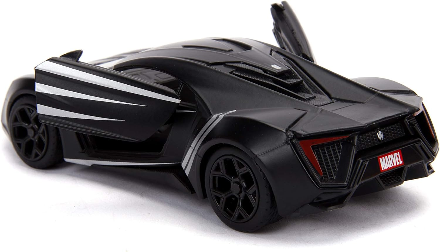 Jada Toys Metals Die-Cast Avengers W Motors Lykan Hypersport, 1:32 Scale Die-Cast Vehicle, Black image number 3