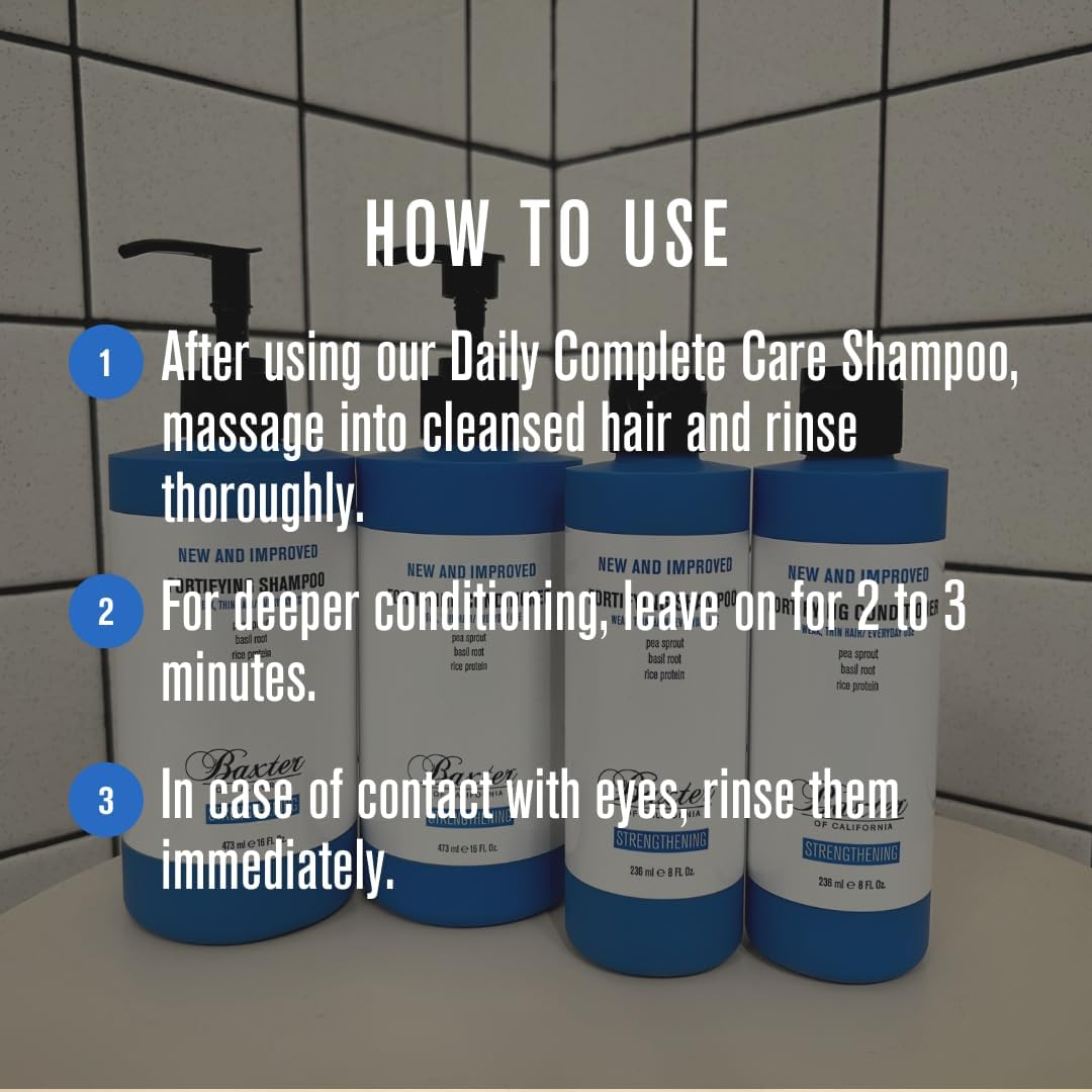 Baxter of California Daily Fortifying Shampoo, 473 Ml image number 5