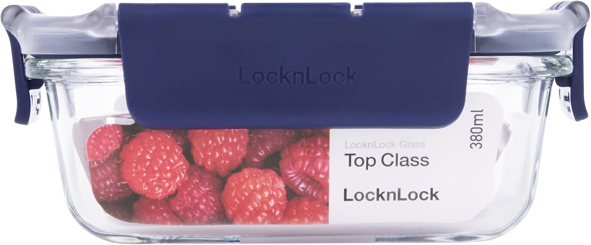 Top Class Glass with Tritan Lid Rectangular - 380Ml