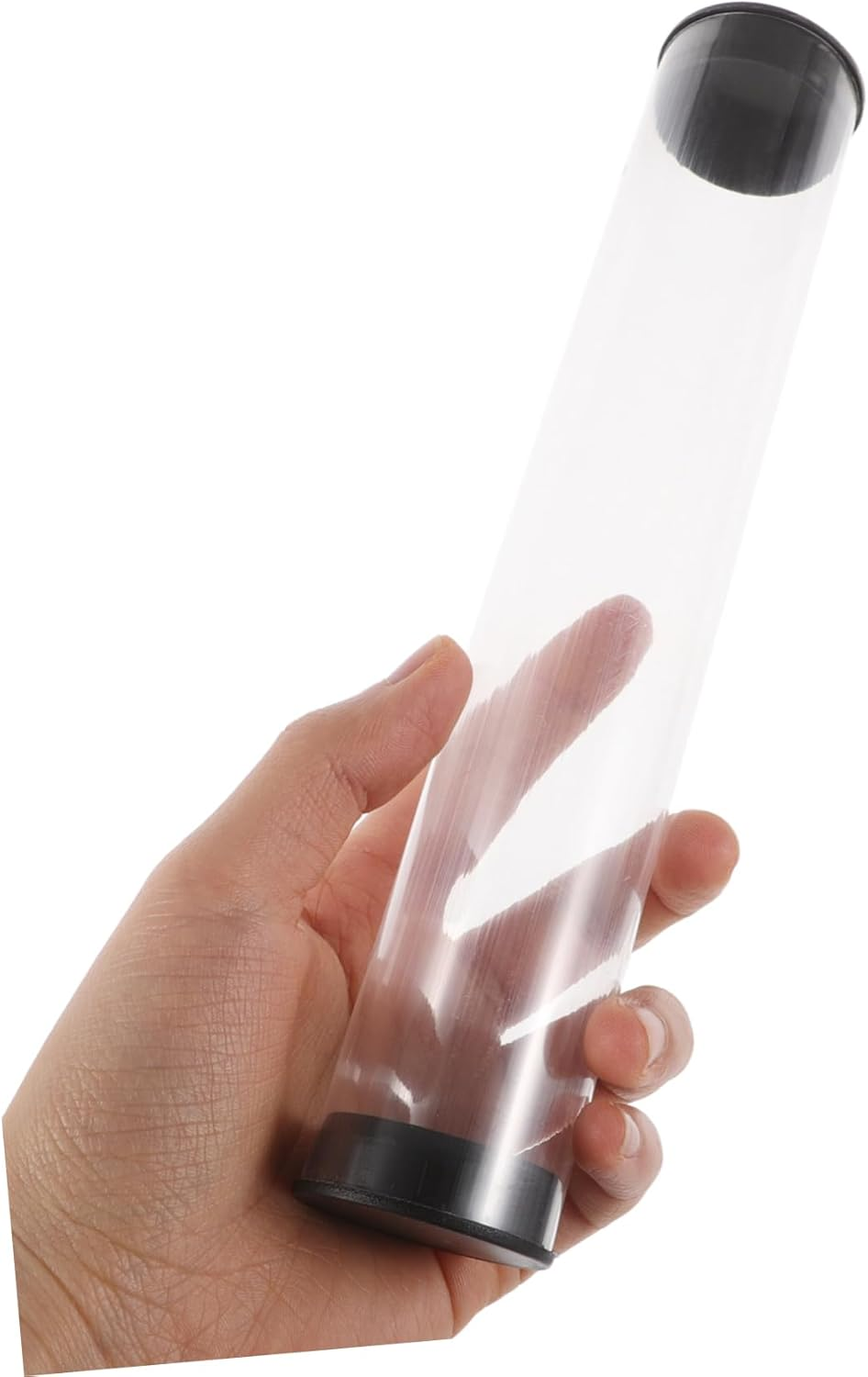 HAPINARY Clear Acrylic Nail Art Pen Holder with Portable Dustproof Design Transparent Organizer for Nail Brushes Spacious Storage for Home and Salon Use Easy Access Pen Stand image number 5