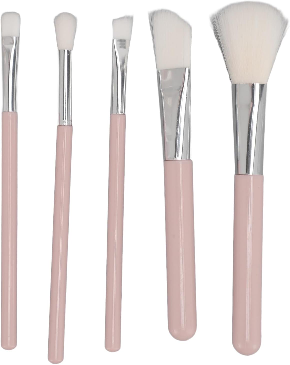 Travel Makeup Brush Set, Small Complete Function Cosmetic Brushes Kit with LED Makeup Mirror, Travel Small Makeup Brushes with Brush Case, LED Mirror for Home Dormitory Travel image number 1