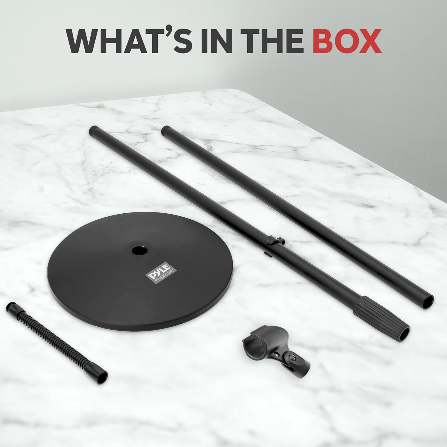 PYLE PMKS32 Microphone Stand image number 3