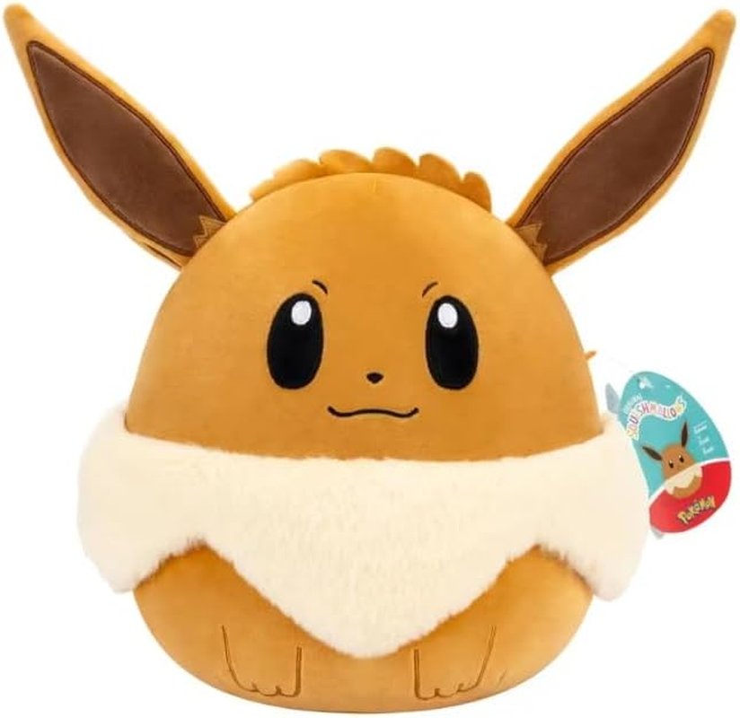 Squishmallows Original 12In Eevee Pokemon &ndash; Official Jazwares Plush