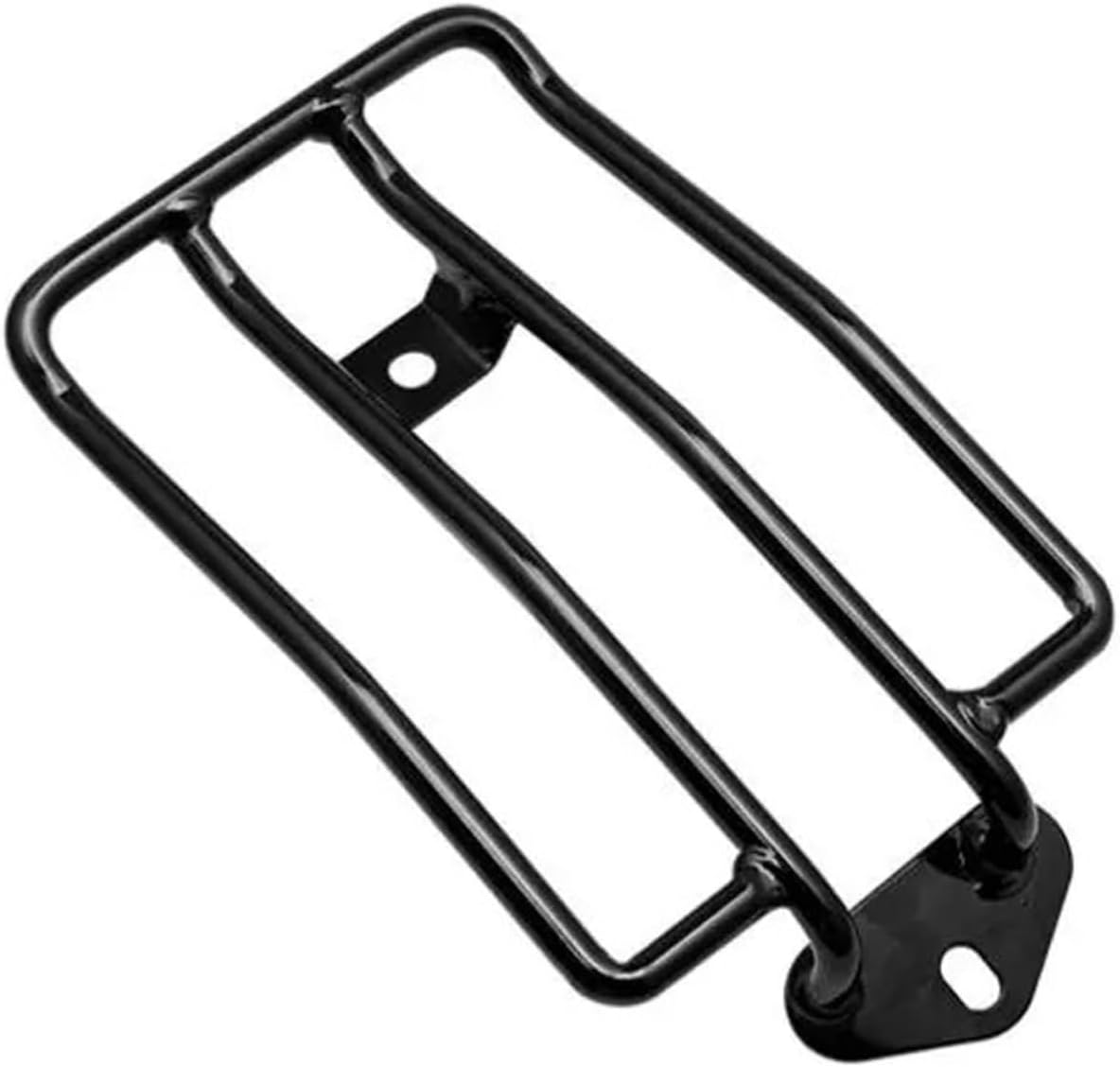 Cabilock Motorcycle Rear Luggage Rack Rear Seat Storage Rack Mount Sturdy Metal Frame Universal Fit Motorcycle Accessories for Men Carry Luggage Support for Tail Box and Helmet image number 2