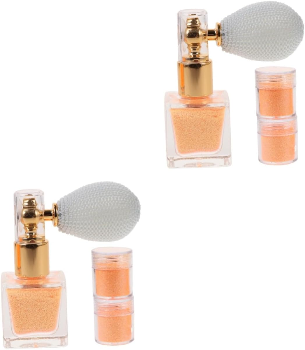 TOVINANNA 3 Sets Body Glitter Spray Makeup Shimmer Powder for Hair and Nail Glitter for Makeup and Shimmer Effects