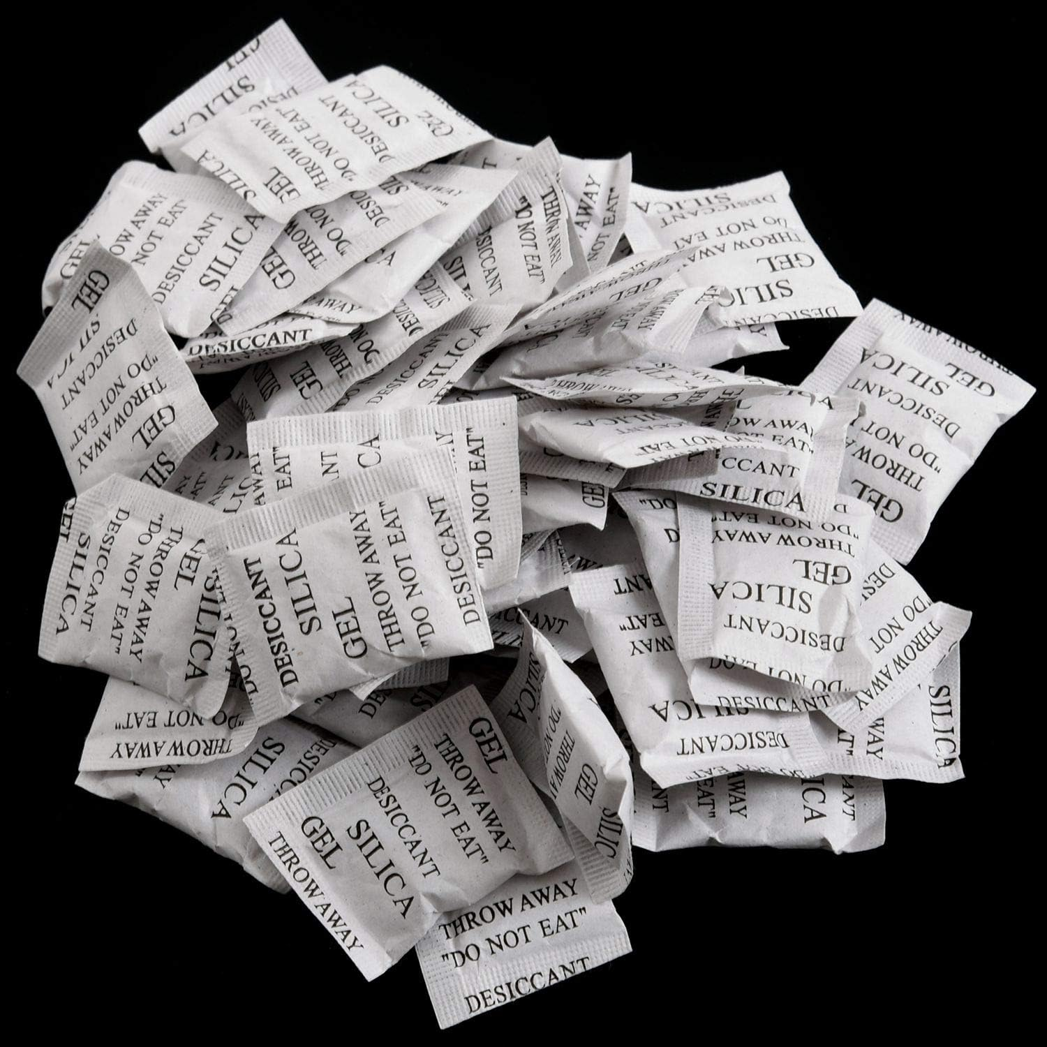 Carhar 50 Pieces Silica Desiccant Drying Humidity Absorber Sachets Bags image number 4