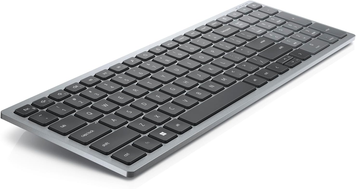 Dell Wireless Keyboard - KB740, Titan Grey, Full-Size, QWERTY US, Scissor Keys, (2.4 Ghz & Bluetooth 5.0), up to 36 Months Runtime &ndash; Long-Lasting Battery, Elevated Typing image number 6