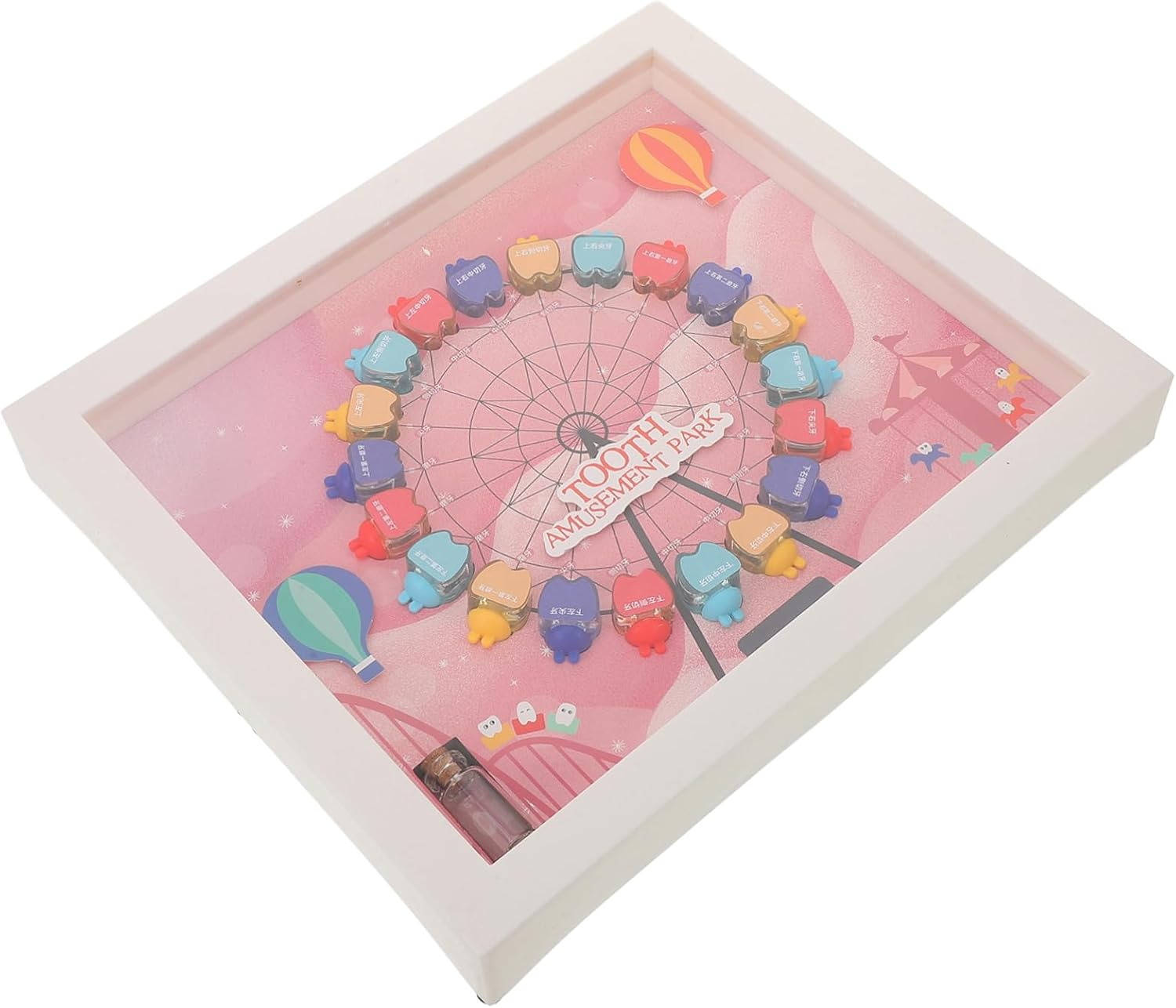 SHOWERORO Tooth Box Keepsake for Boys Decorative Newborn Tooth Storage Present for Cherishing Milestones Durable Design image number 1