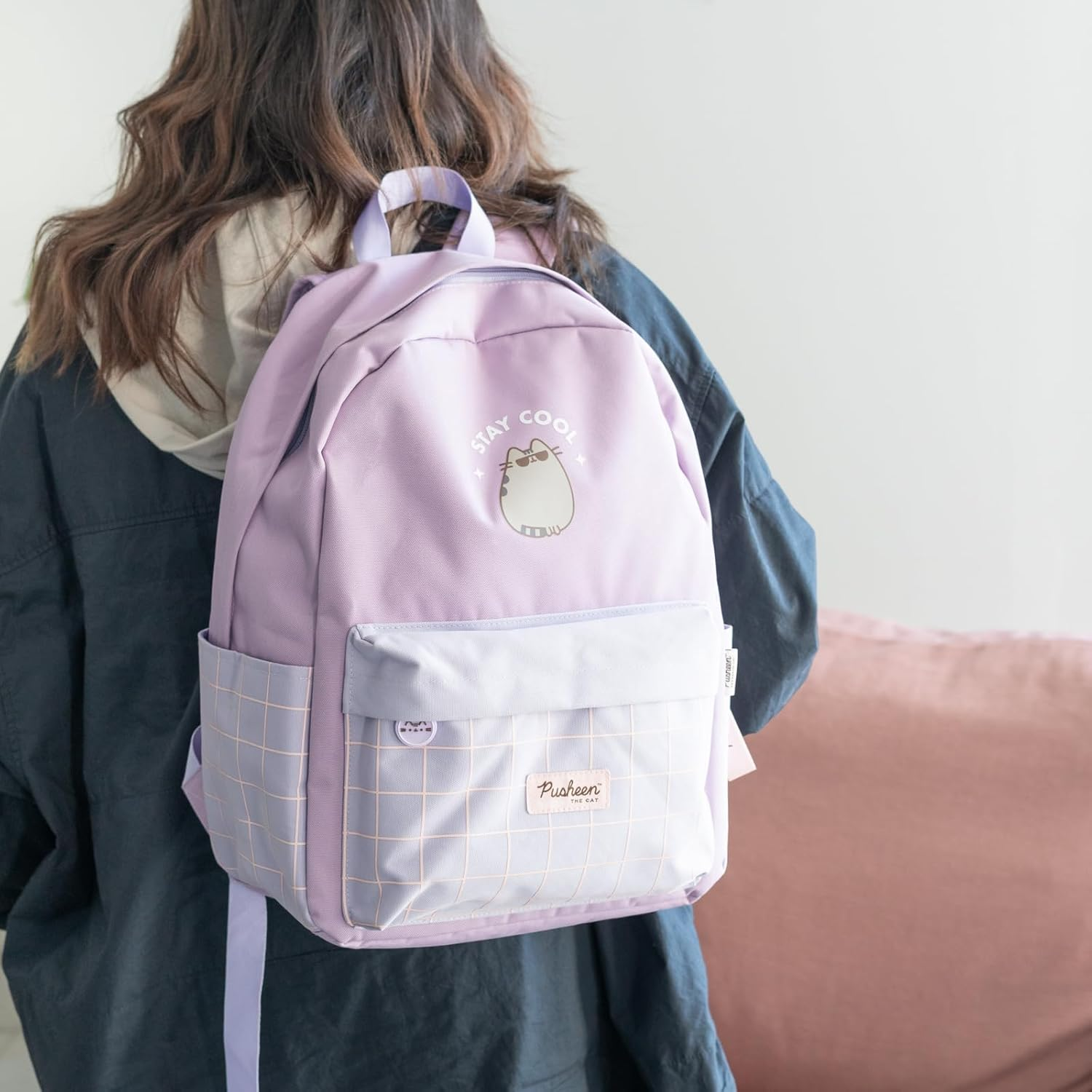 Grupo Erik Pusheen Cat Moments Backpack - Kawaii Daypack for Women and Children - Travel Accessories - Official Pusheen image number 2