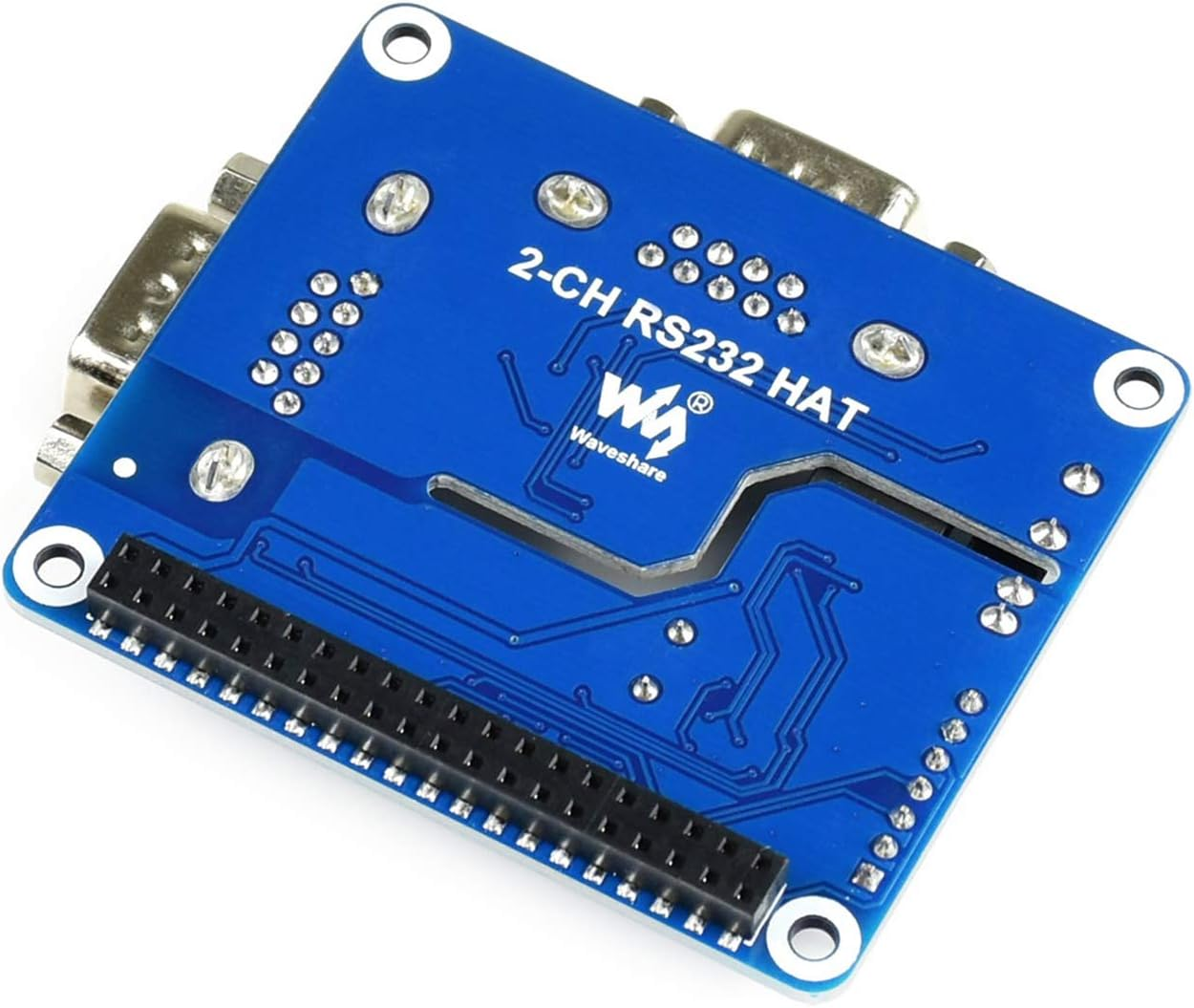 2-Channel Isolated RS232 Expansion HAT for Raspberry Pi 4B/3B+/3B/2B/B+/A+/Zero/Zero W, SC16IS752+SP3232 Dual Chip Convert SPI to RS232 Data Rate up to 921600Bps Embed Multi Protection Circuits image number 4