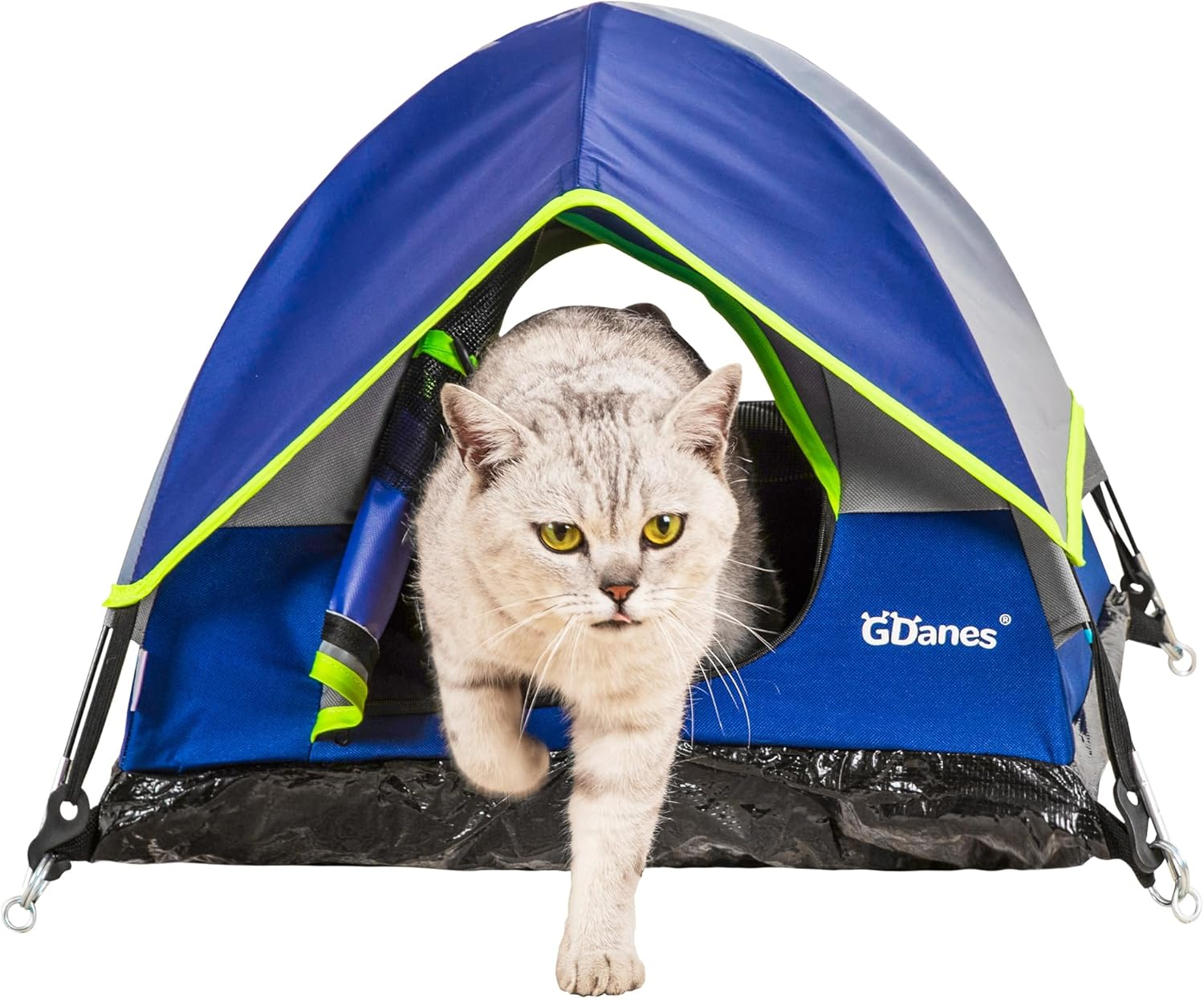 Gdanes Cat House Portable Indoor/Outdoor Red Cat Tent for Cats and Small Dogs with Soft Pad