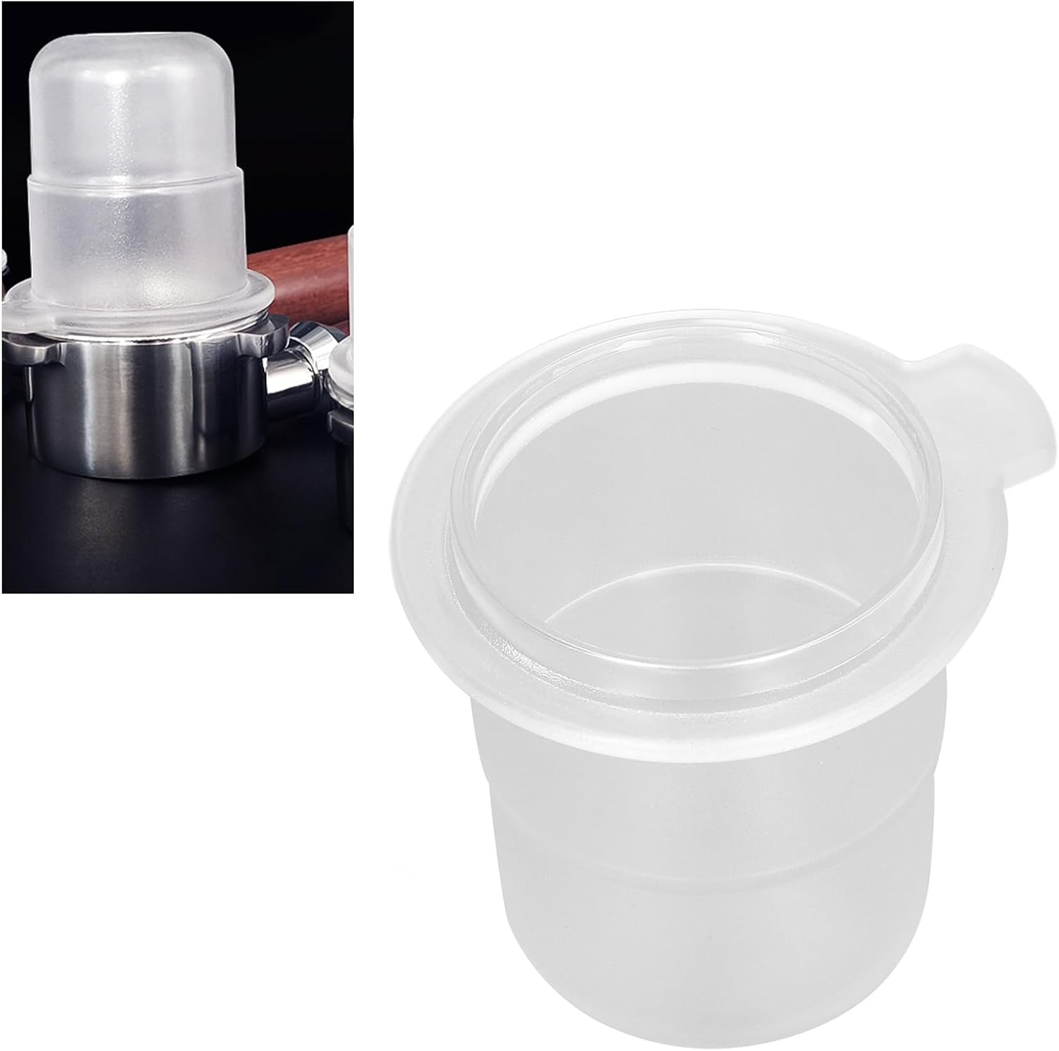 54Mm PC Coffee Measuring Cup for Ground Coffee Barista Milk Tea Shops image number 4