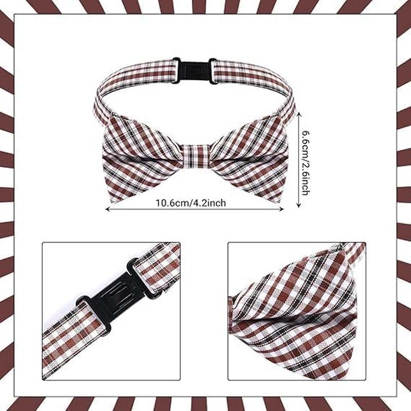 WOTOW Detective Costume Accessories Set - 6PCS Detective Costume Hat Detective Dress up Detective Prop Halloween Costume with Magnifying Glass Flat Glasses Bowtie Beards for Adults image number 1