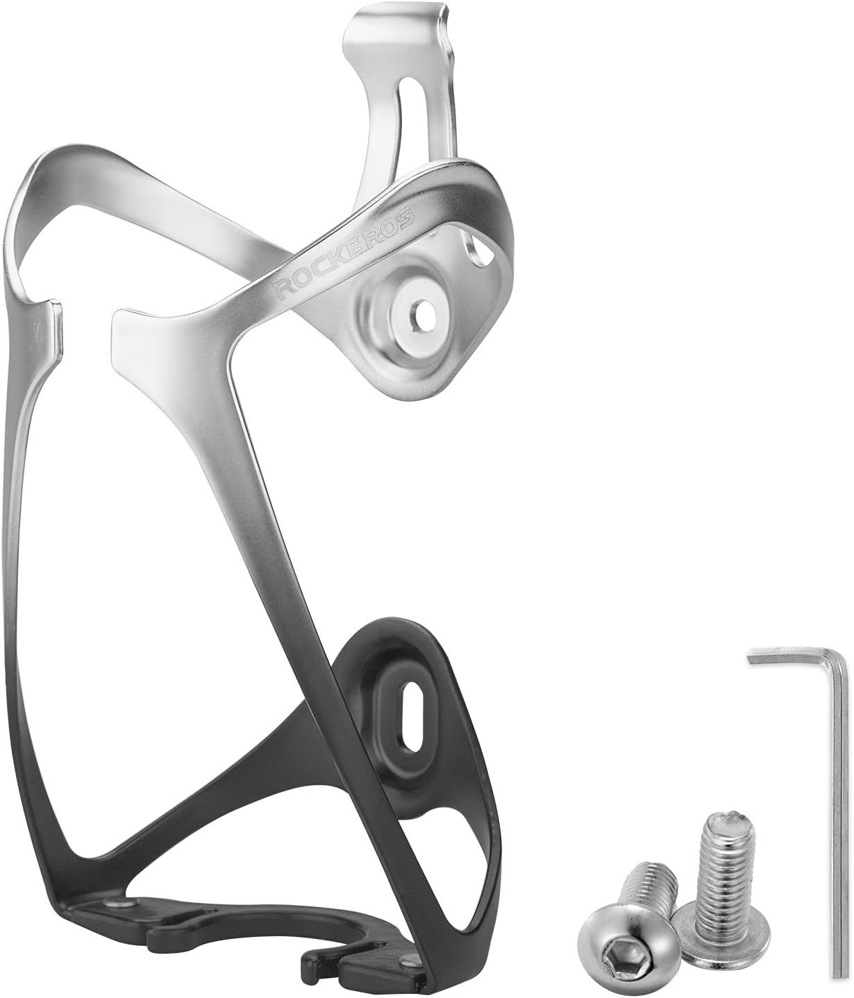 ROCKBROS Bike Water Bottle Holder Lightweight Bicycle Water Bottle Cage Aluminum Alloy Bike Cup Holder Bike Accessories Green