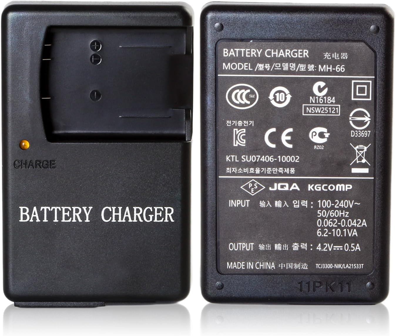 KWTOUL MH-66 Battery Charger for EN-EL19 NP-BJ1 Battery Compatible with Nikon Coolpix S32 S33 S100 S2800 S3100 S3200 S3300 S3500 S3600 S3700 S4100 S4200 S4300 S5200 S5300 S6500 S6600 S6800 S6900 S7000 image number 2