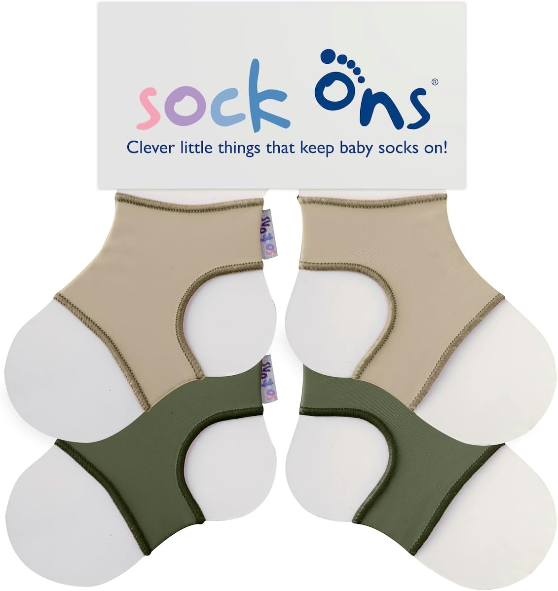 Sock Ons - Baby Sock Holder - Amazing Value Pack - Always Put on Baby Socks! image number 2