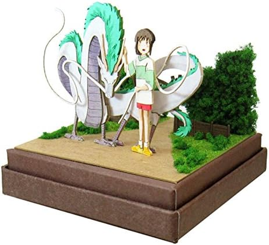 Sankei MP07-75 Studio Ghibli Mini Spirited Away Haku Dragon and Spirited Away Non-Scale Papercraft image number 4