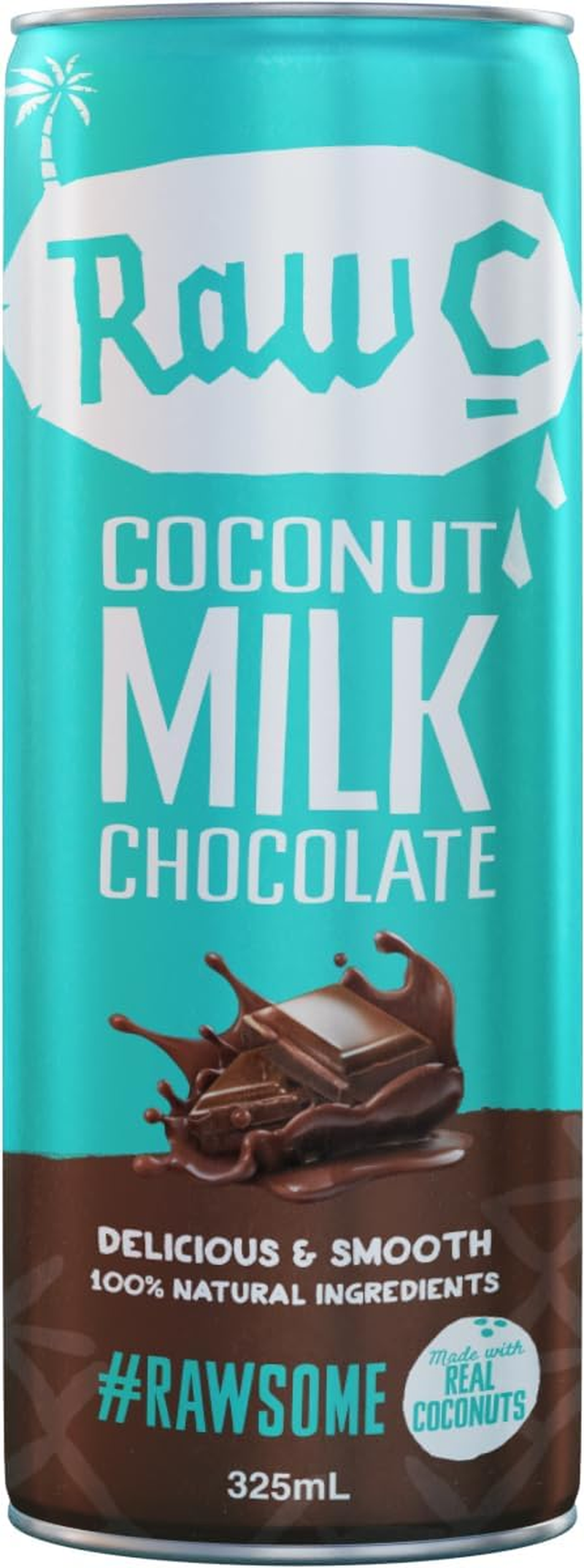 Raw C Chocolate Coconut Milk 325 Ml (Pack of 12)
