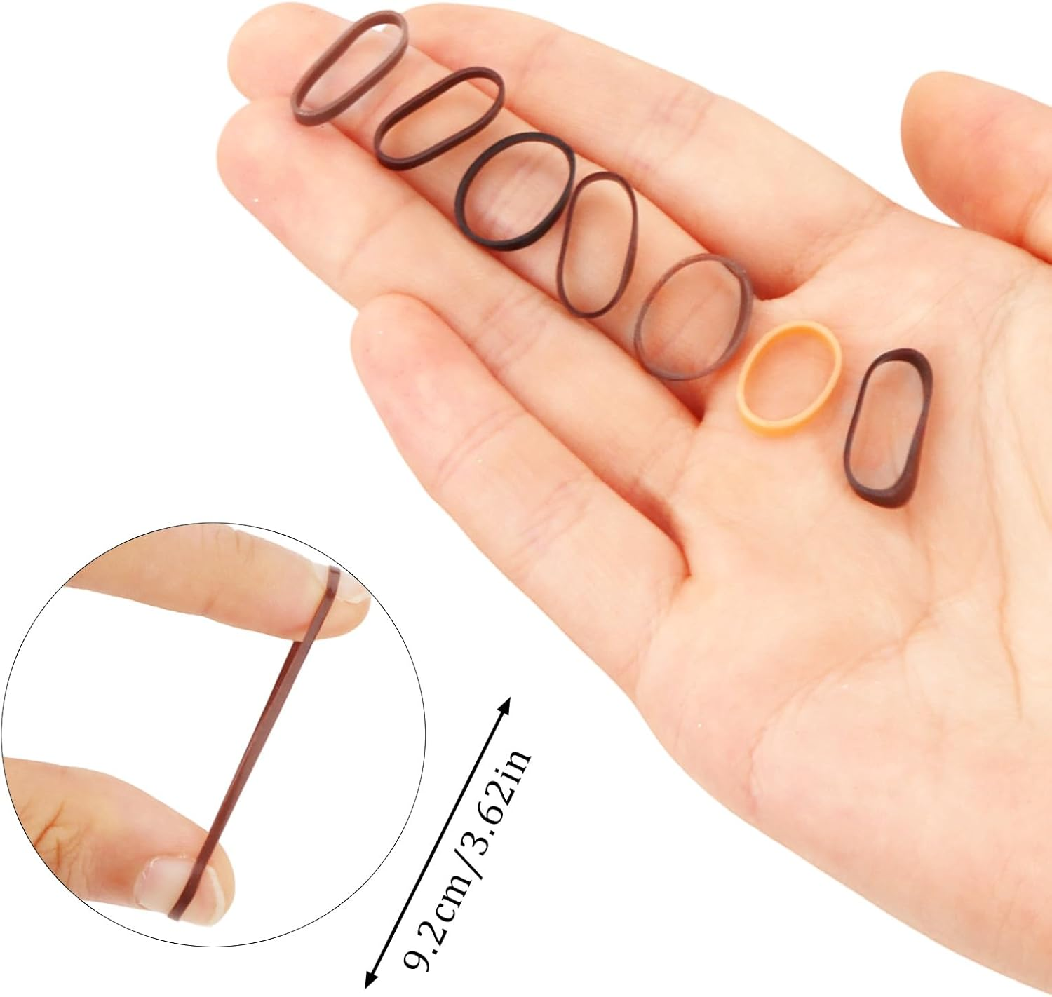 Pruadeor 500Pcs Mini Hair Scrunchies for Women Girls Elastic Small Hair Bobbles Hair Accessories