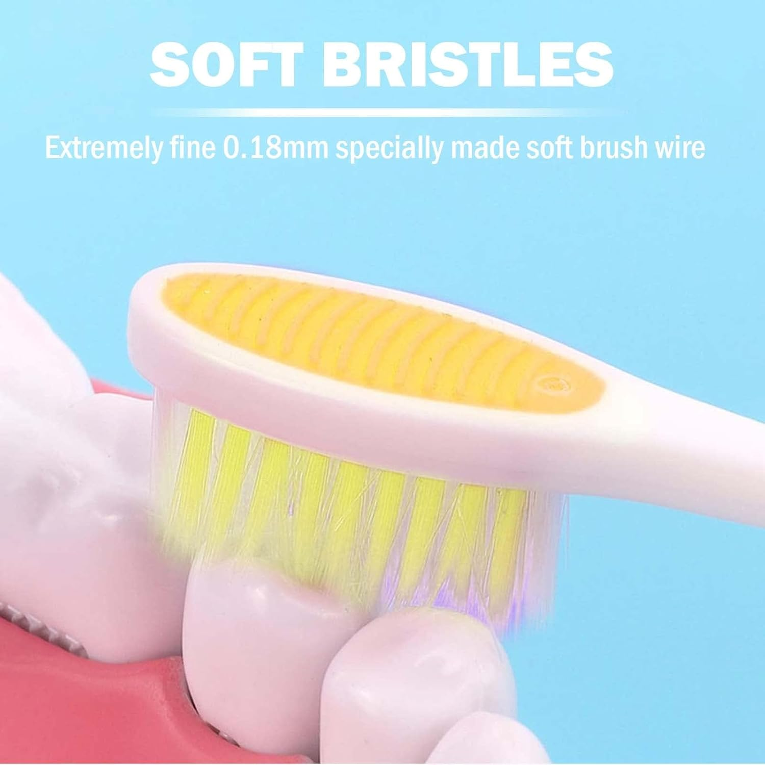 2-Pack Folding Travel Toothbrushes &ndash; Soft Bristle, Compact & Portable Toothbrush for Camping, Hiking, Business Trips & Daily Use image number 1