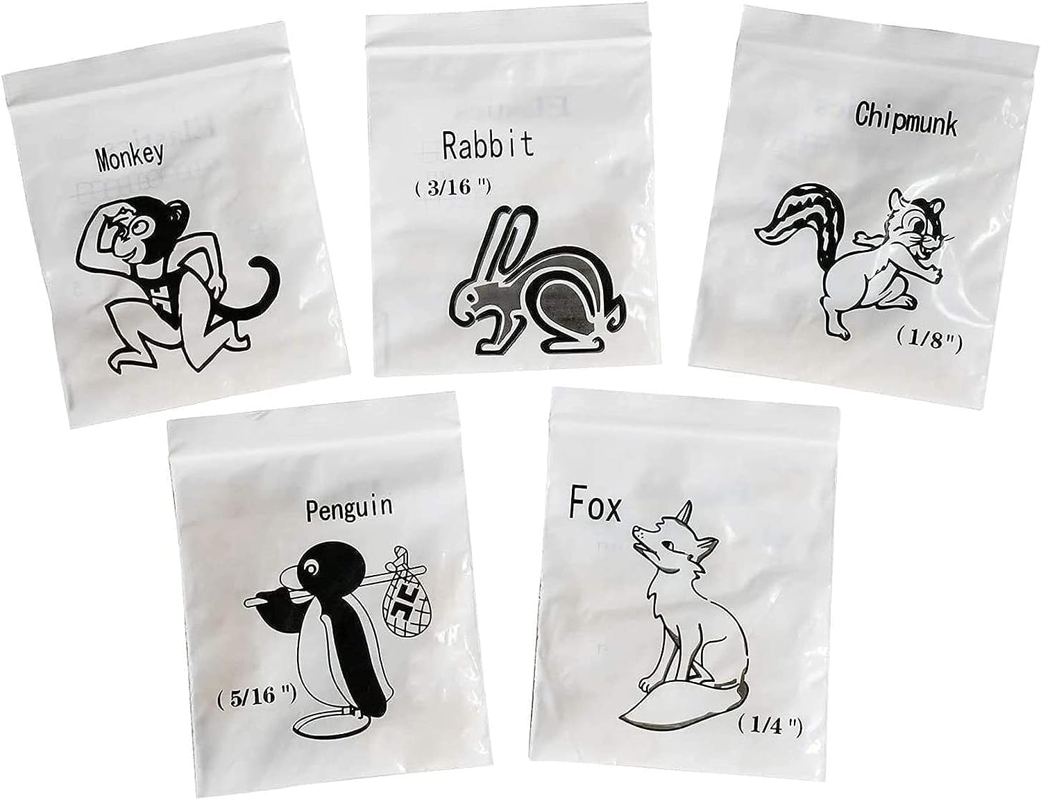 500 Pcs Orthodontic Elastic Bands Dental Orthodontic Elastics Latex Rubber Bands (Penguin5/16") image number 5