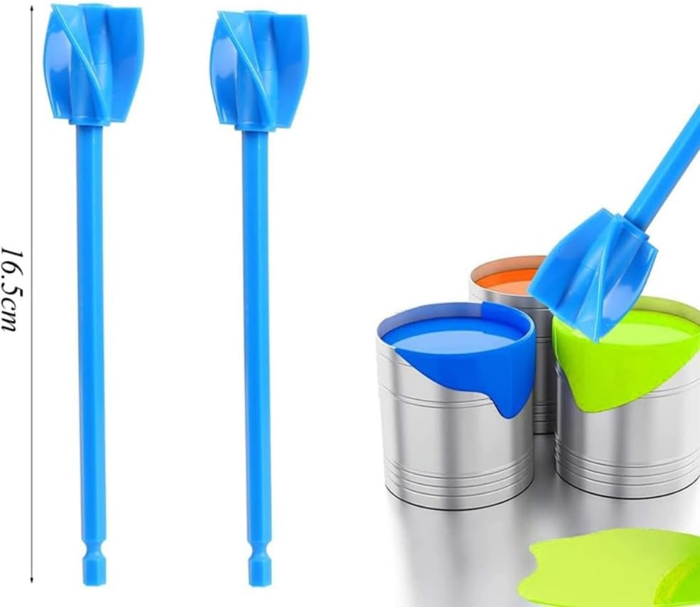 Resin Mixer Paddles, 4 Piece Set Paint Stirrers Drill Attachment,Reusable Plastic Epoxy and Resin Mixer Attachment Paddle,Epoxy Mixer Attachment for Drill image number 5