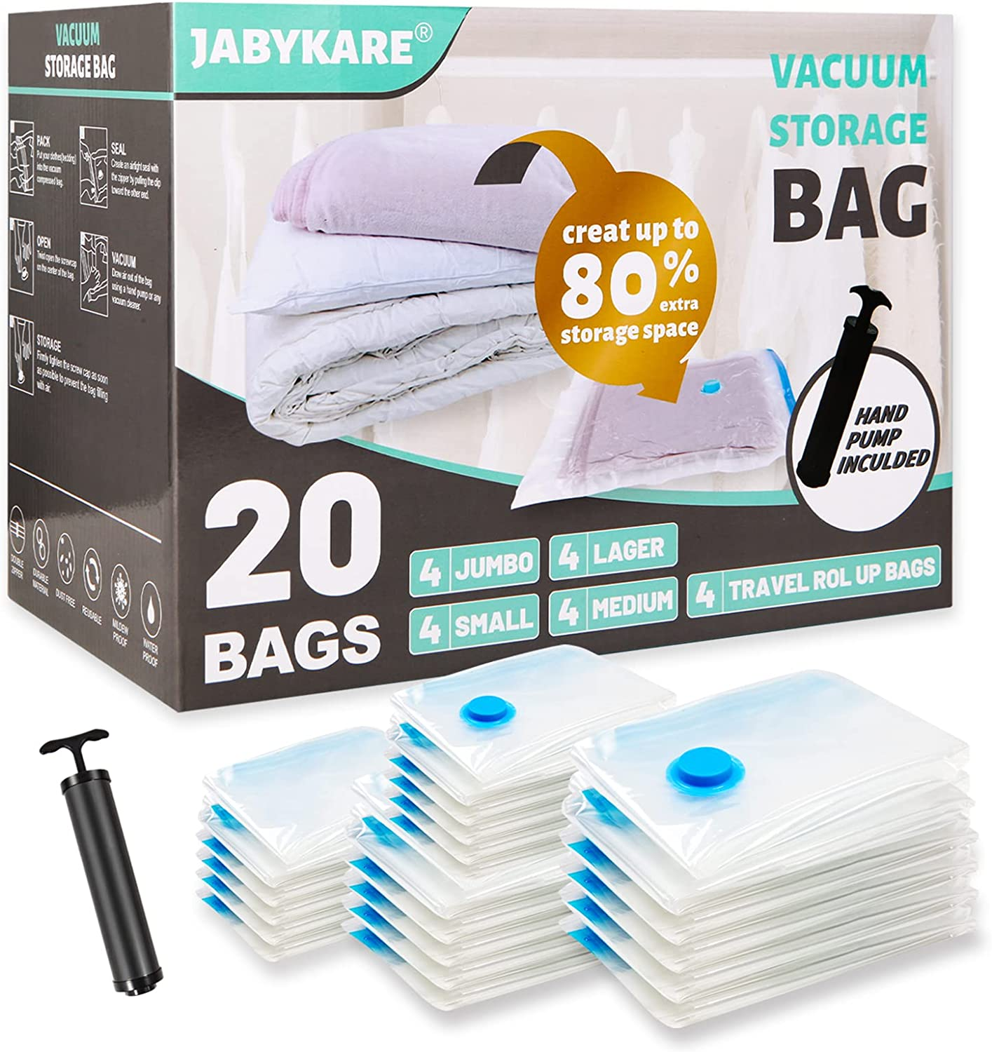 Electric Air Pump for Vacuum Storage Bags, Space Saver Bags image number 2