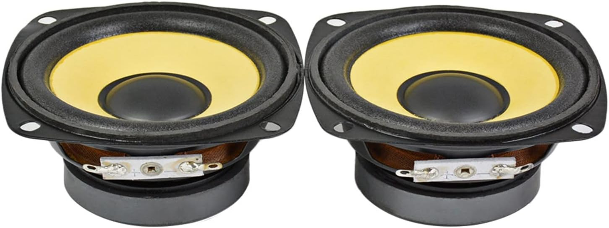 TGMGADANTV 2Pcs 3 Inch Audio Portable Speakers Full Range 4 Ohm 10 W Sound Amplifier Speaker Multimedia Loudspeaker DIY Home Theater Bookshelf Speaker