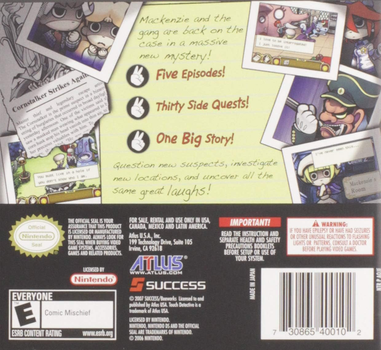 Touch Detective 2 1/2 - Nintendo DS image number 4