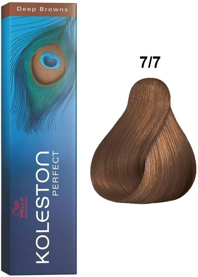 Wella Professionals Koleston Perfect Deep Browns Hair Color Color 7/7 (Permanent Creme Haircolor) 2 Oz