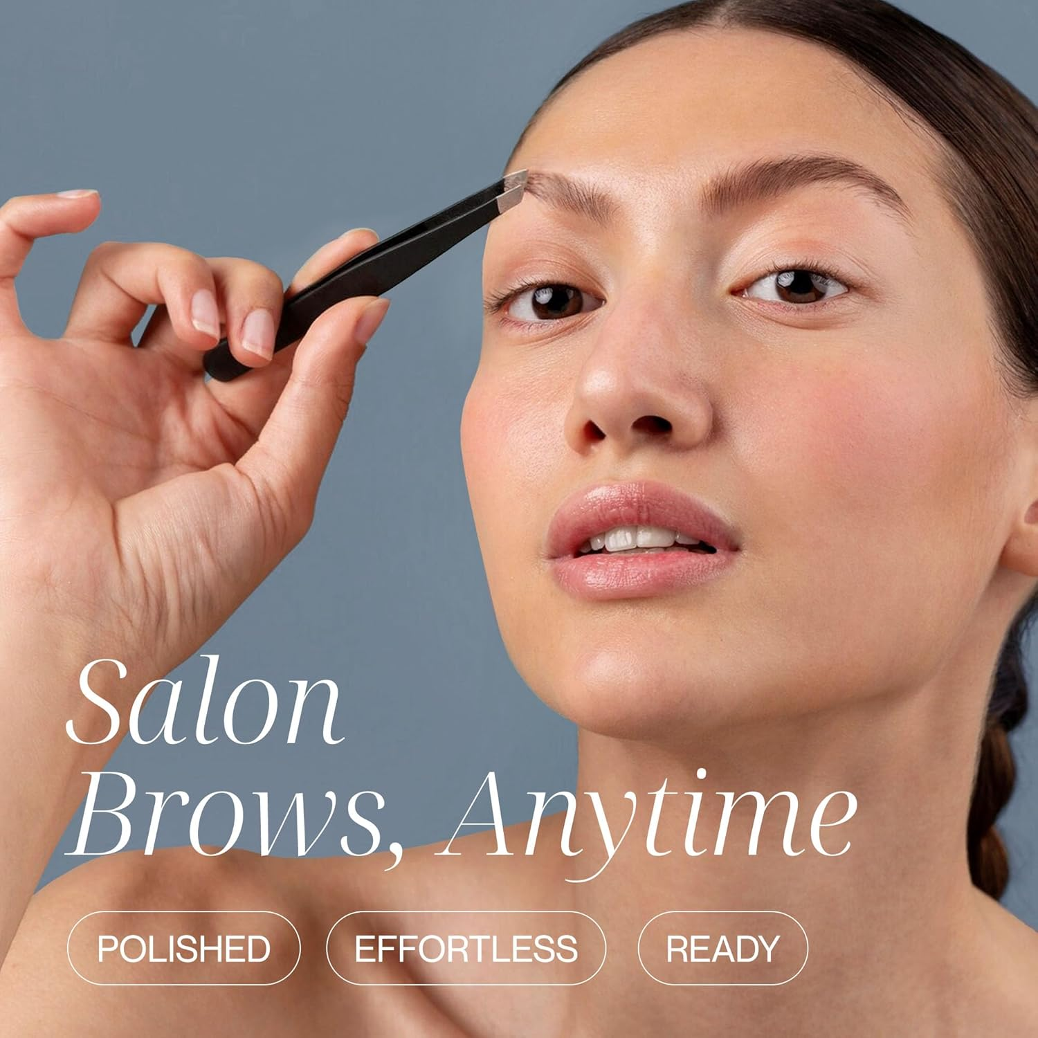 Pink Slant Tweezers Tweezerguru Professional Stainless Steel Slant Tip Tweezer - the Best Precision Eyebrow Tweezers for Your Daily Beauty Routine image number 5