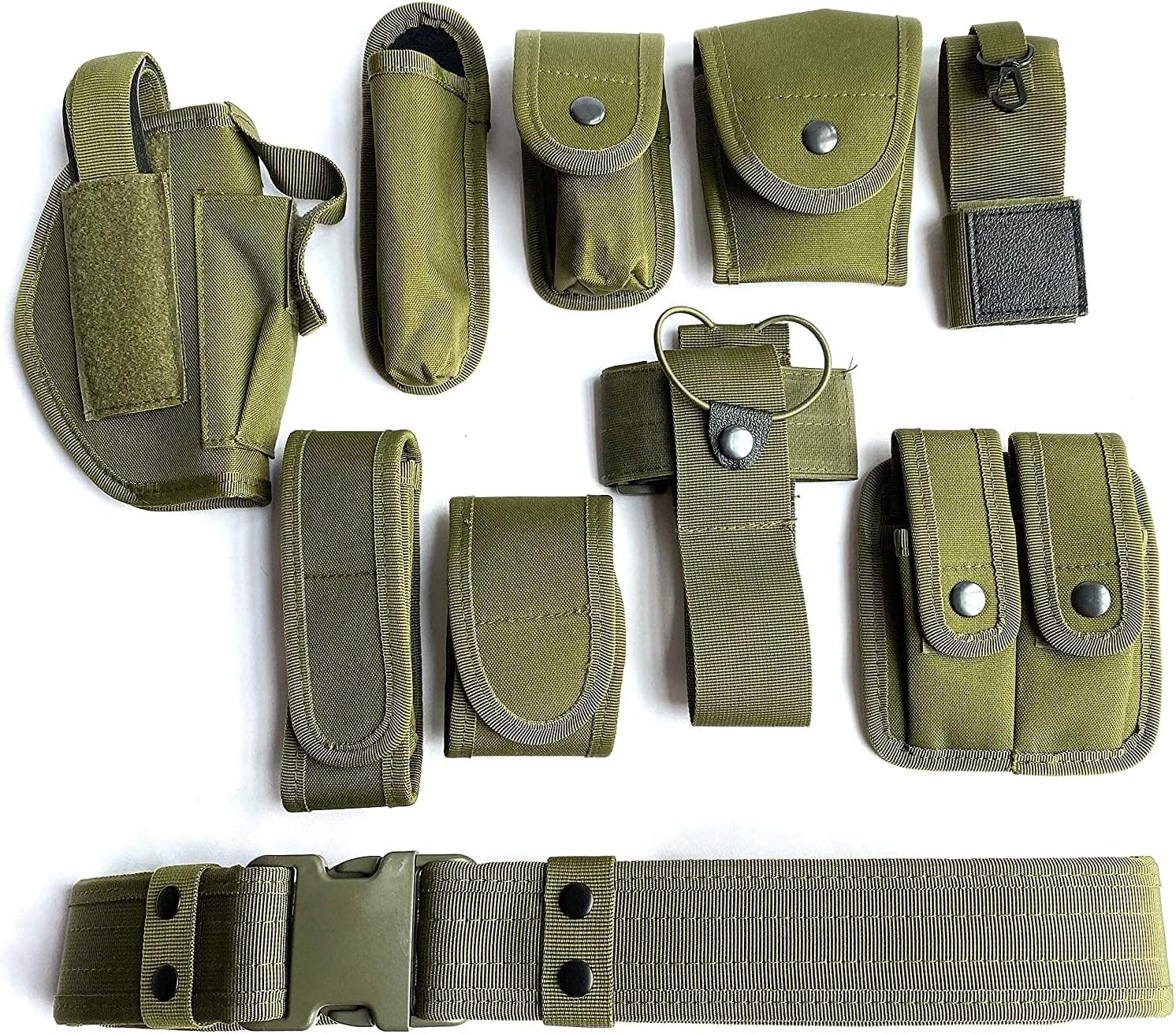Law Enforcement Utility Tactical Belt Multifunctional Outdoor Training Belt Bag Hiking Belt Patrol Military image number 1