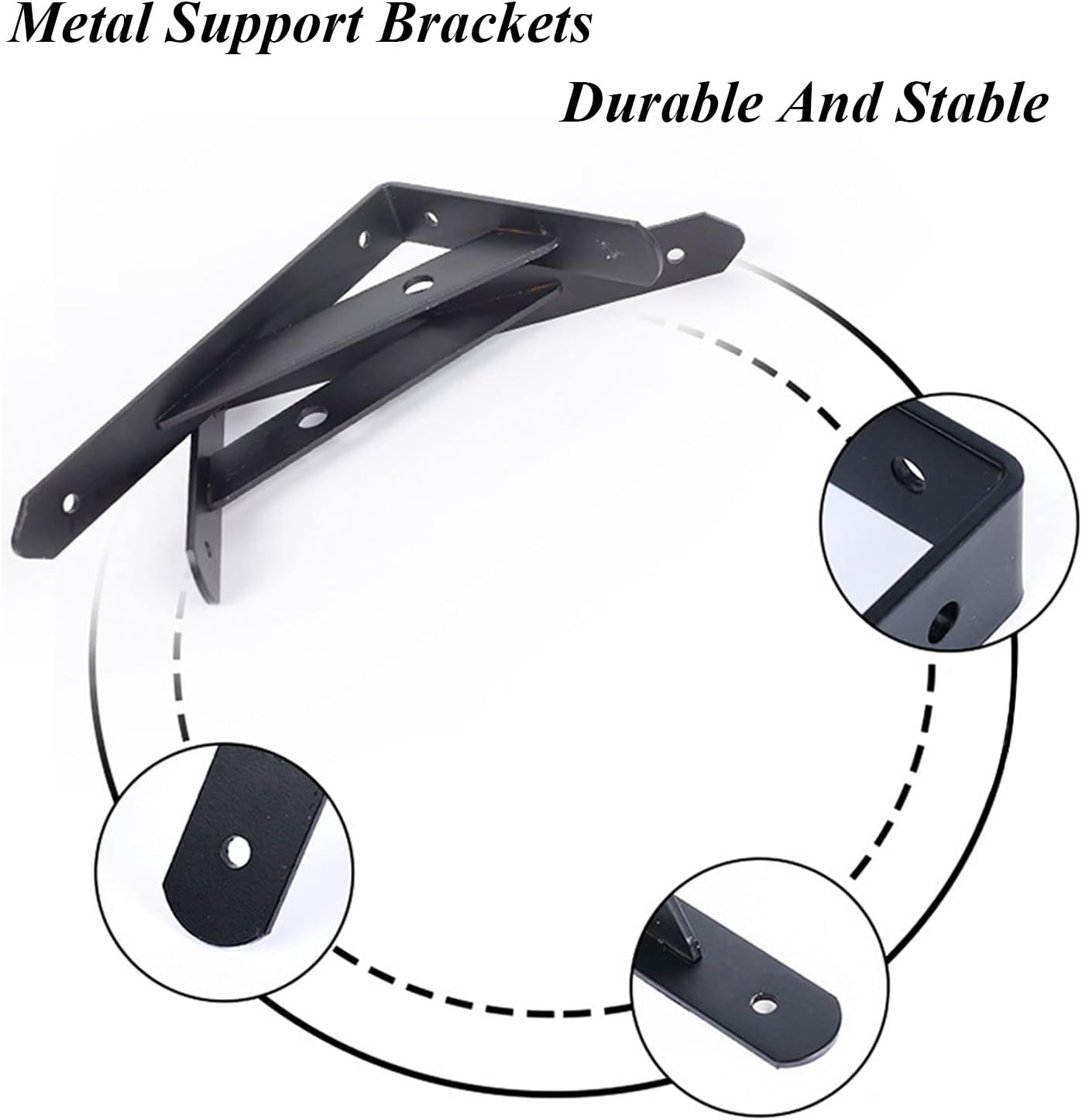 2 Pack Wall Mounted Cat Climbing Step Shelf Cat Hideaway Platform Climber Wooden Cat Step Cat Wall Furniture for Indoor Cat Playing Jumping Lounging 7.87 X 9.84 Inch / 20 X 25Cm image number 4