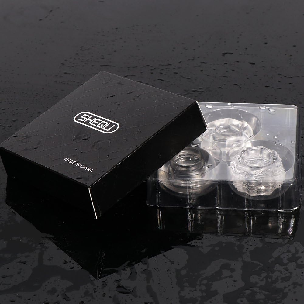 3 Pieces Elastic Texture Delay Ring Silicone Long Lasting Enhancement Ring for Men, Couple Delay Ring Fitness Ring Silicone Delay Ring image number 2