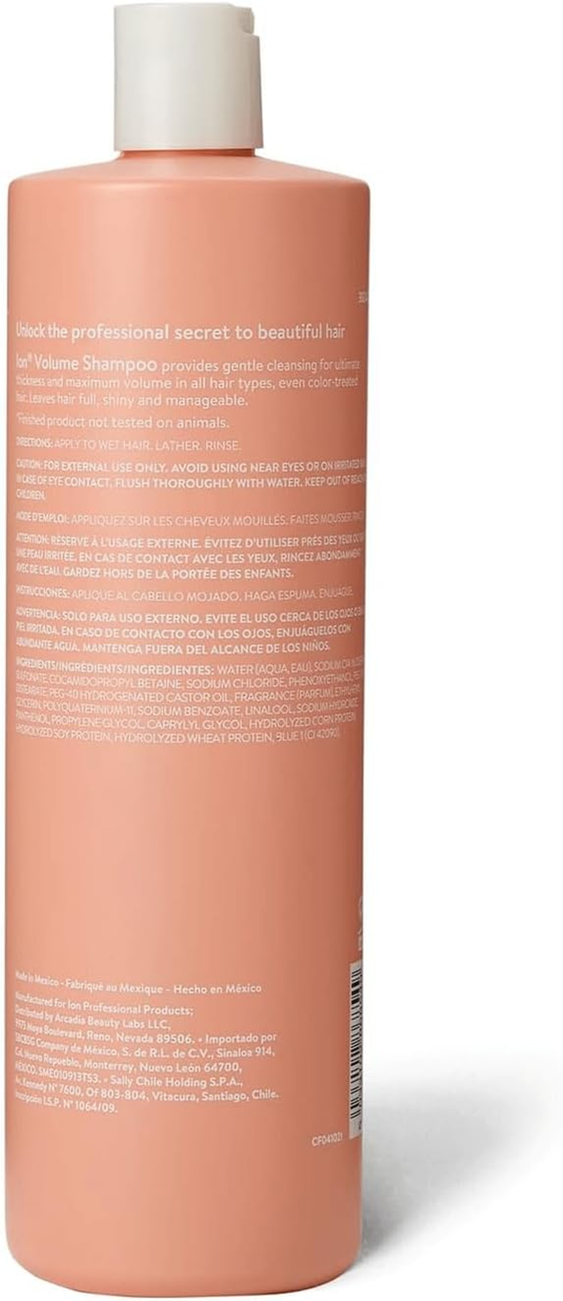 Ion Volume Shampoo 33.8 Oz image number 1