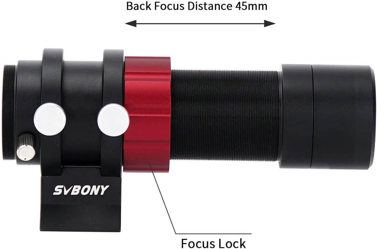 SVBONY SV165 Mini Guide Scope, Compatible with SV305 Pro ZWO QHY Orion Auto Guiding Cameras image number 1