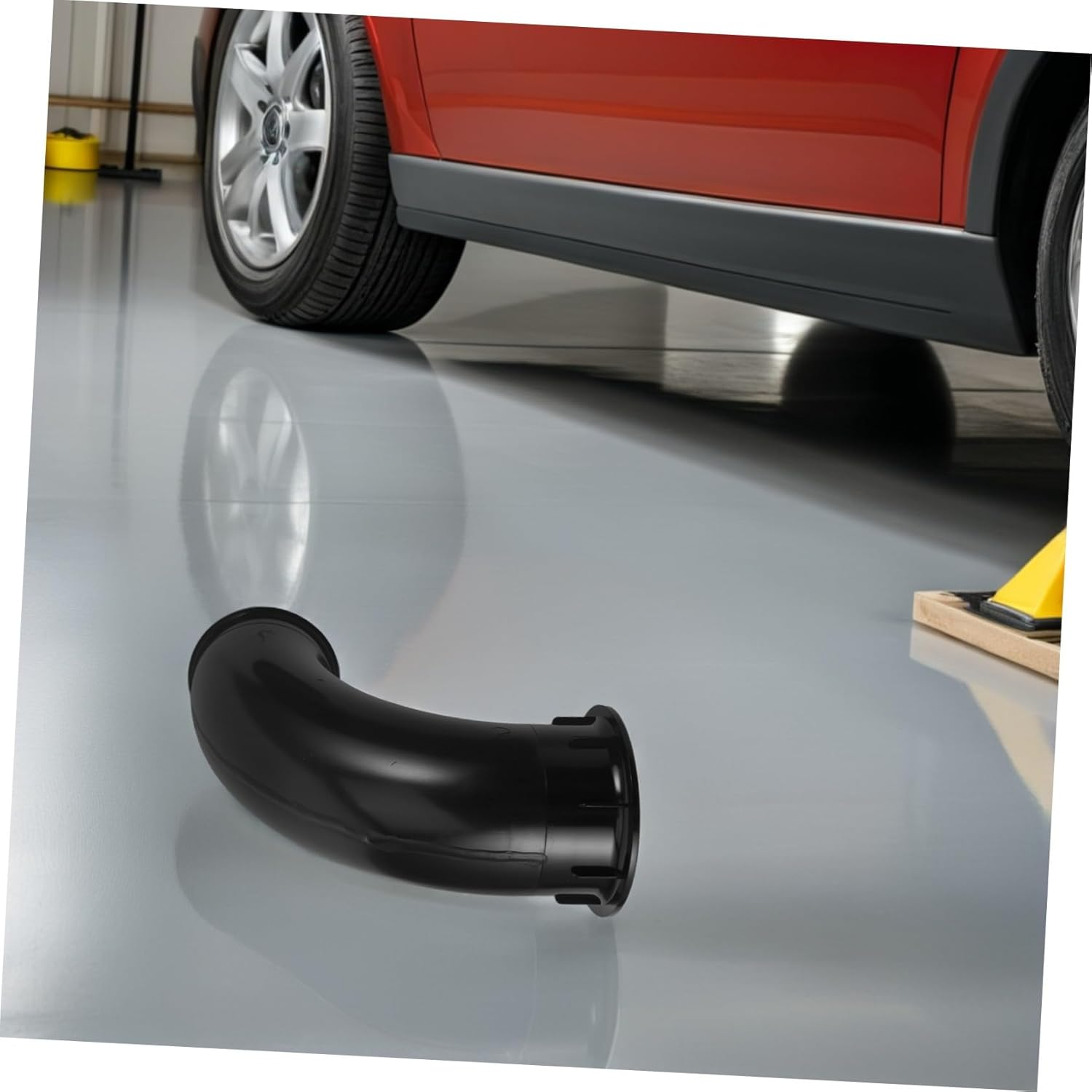 TEMPNAP 2Pcs Speaker Port Tube for Car Ported Subwoofer Enclosures Speaker Tube Air Vent Subwoofer Amp Car Underseat Port Replacement Black image number 1