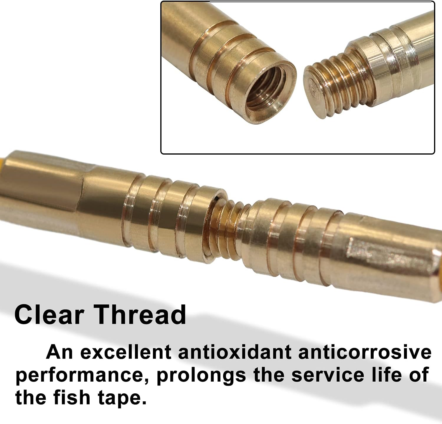 Boeray 11' Fiberglass Running Electrical Wire Cable Pulling Fish Tape Kit with 5 Different Attachments in a Carrying Case - 33Ft image number 5