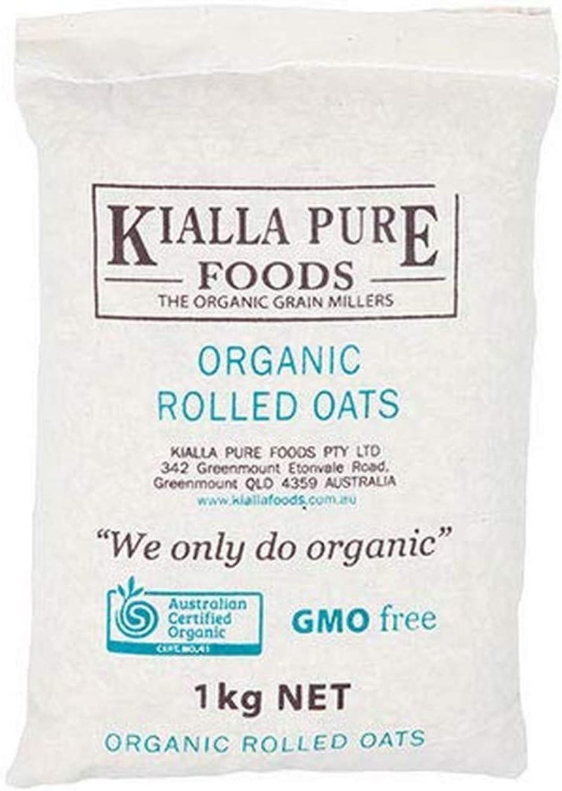 Kialla Pure Foods Rolled Oats Calico, 1 Kg