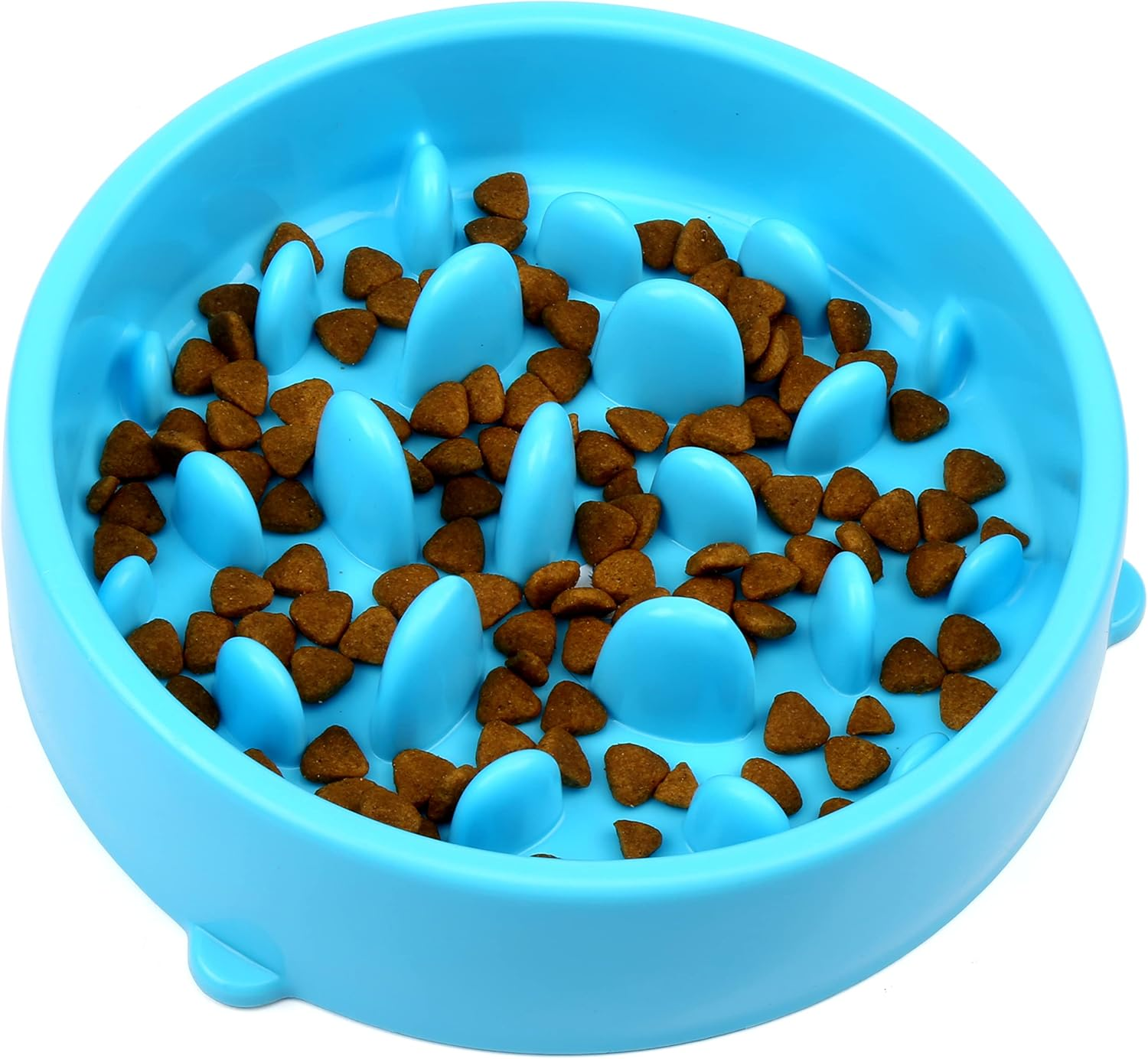H&S Slow Feeder Dog Bowl - Slow Eating Dog Bowl - Interactive Feeder - Slow down Feed Dog Cat Feeding Bowl - Pet Bloat Stop Dog Bowl image number 3