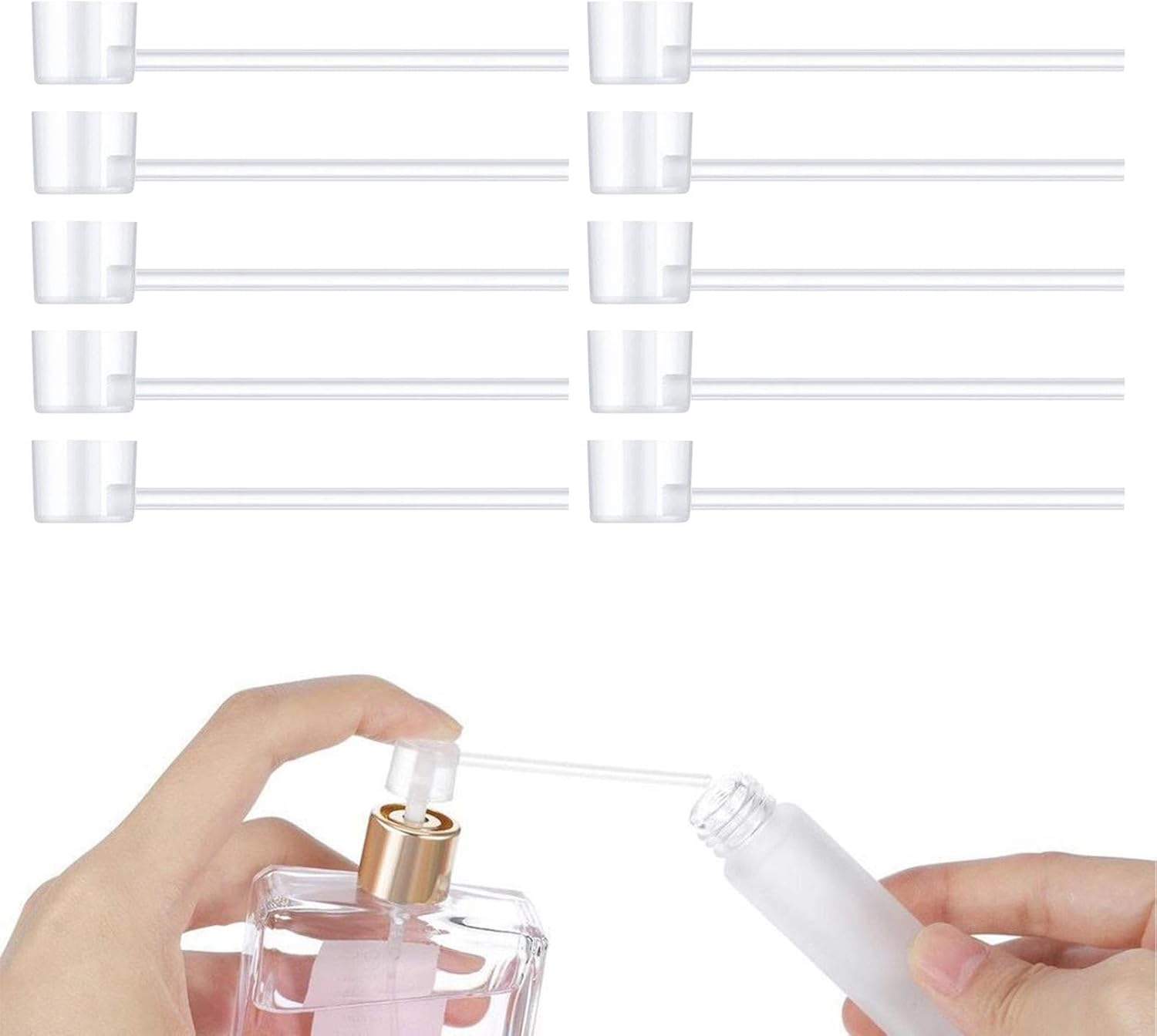 Xinhuju Cosmetic Dispenser Pump Transfer - Perfume Dispenser Pump Refill Transfer Tool | Cosmetic Portable Makeup Dispenser Multi-Purpose Liquid Dispenser for Spray Bottle image number 4