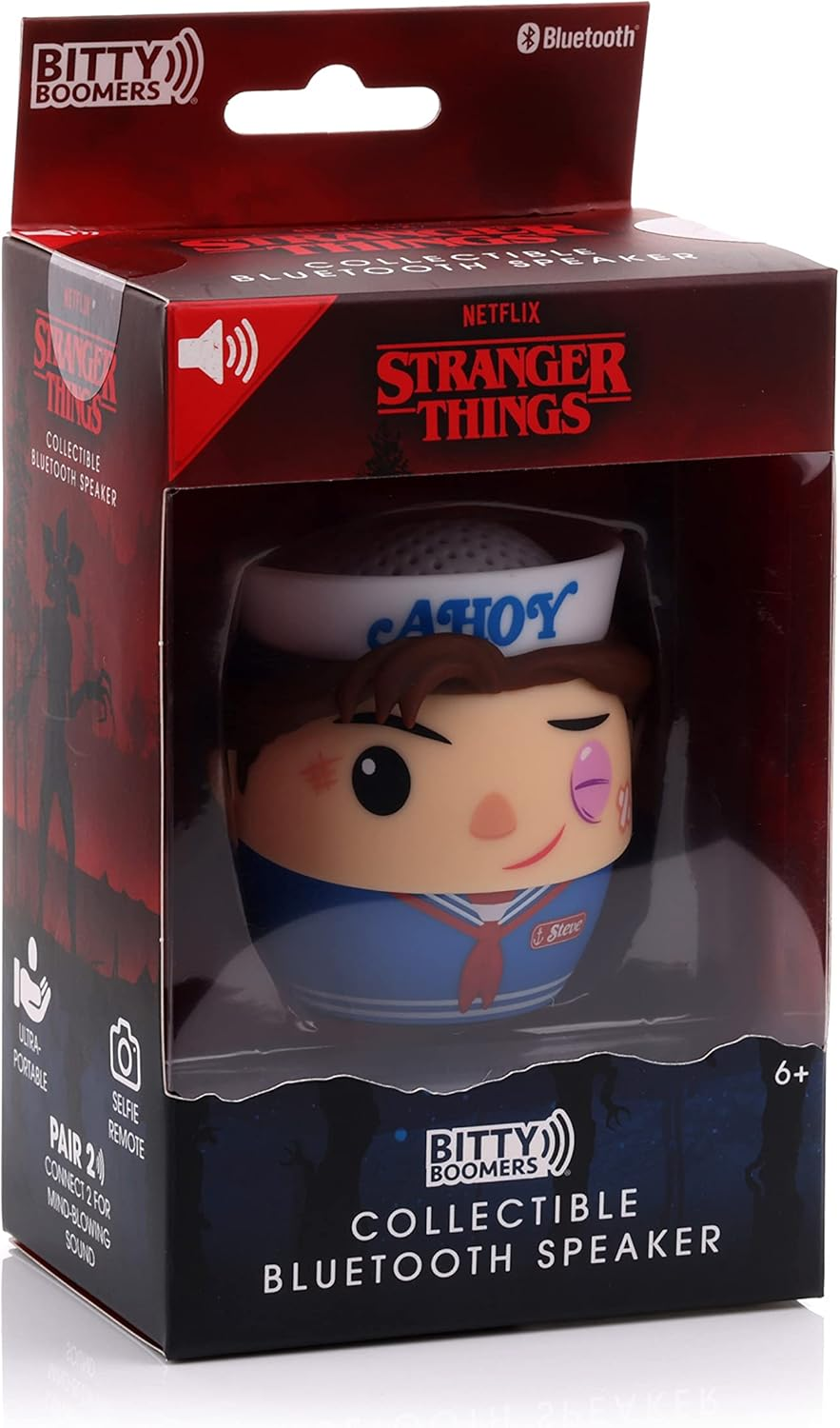 Netflix: Stranger Things Bitty Boomers Steve Ultra-Portable Collectible Bluetooth Speaker image number 2