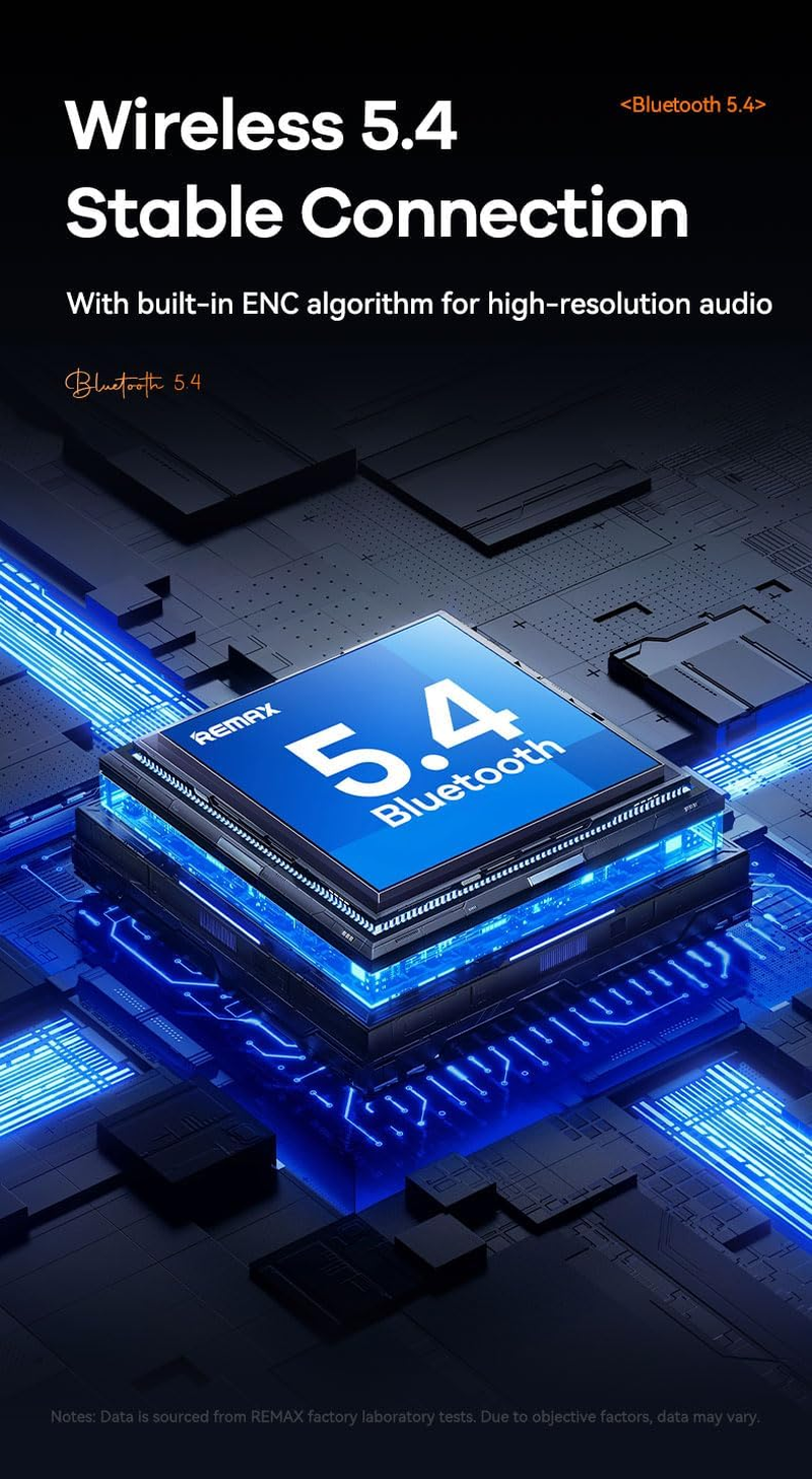 REMAX Binchin Series Air Conduction Earbuds Openbuds P5 Pro - TWS Eb-Blue image number 5