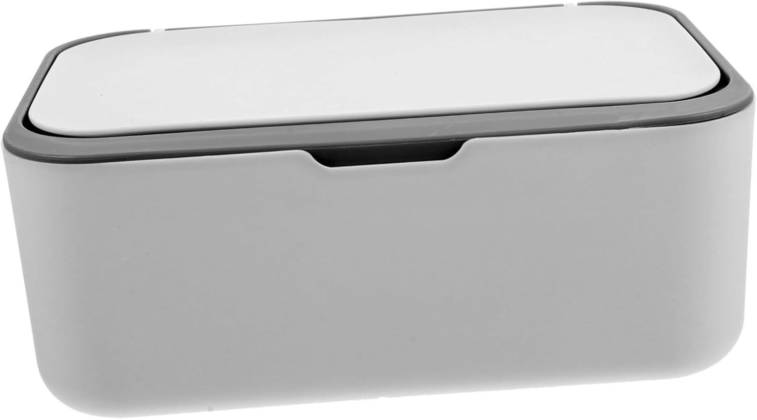 Wet and Dry Tissue Box Wipes Dispenser Lid Refillable Wipe Holder for Bathroom Organizer Deep Grey image number 1