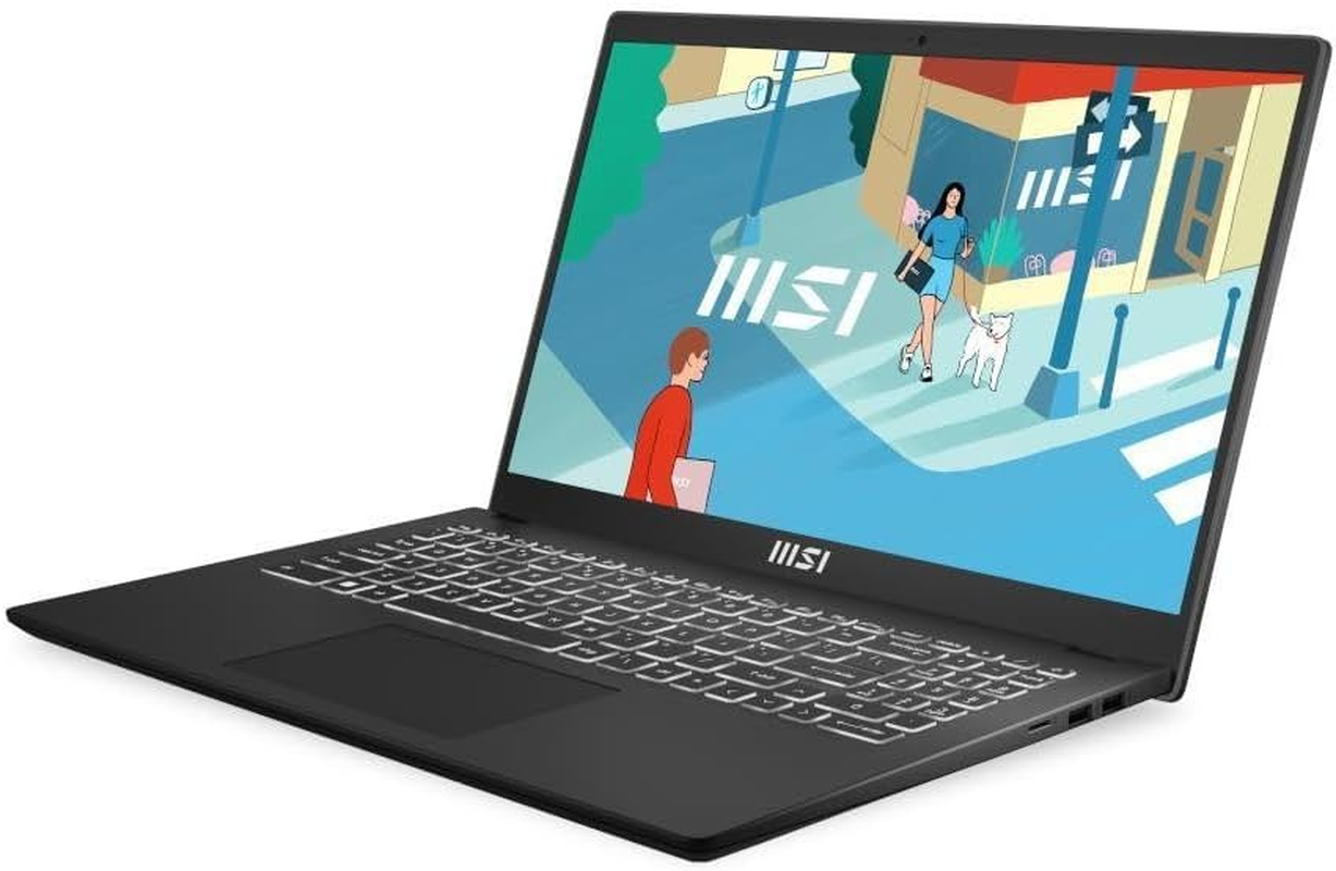 MSI Modern 15 B13M 15.6" 1080P I7 1355U 16GB 512GB SSD Wifi 6 W11P Laptop image number 2